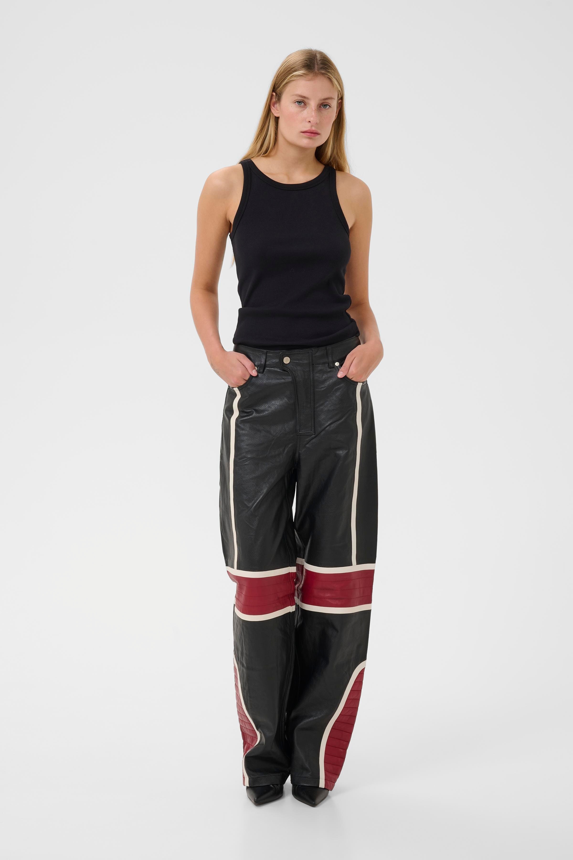 GZyvette Lederpants LOOKBOOK FRONT 10910551-100017
