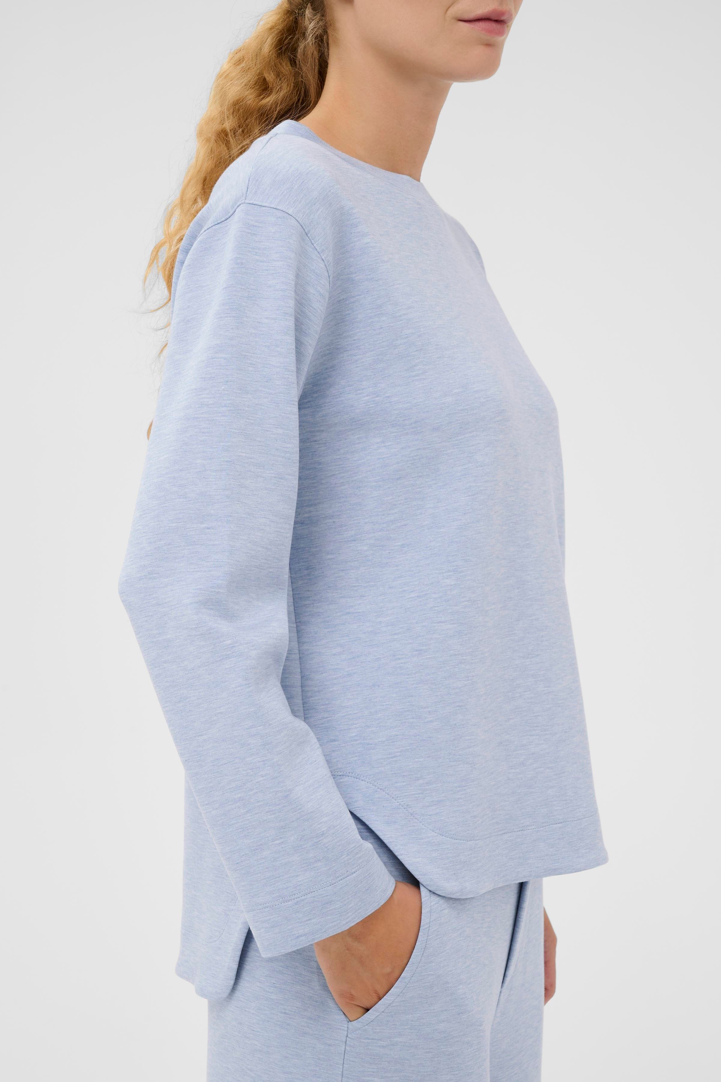 GincentIW Melange Sweatshirt LOOKBOOK DETAIL 30109922-1640221