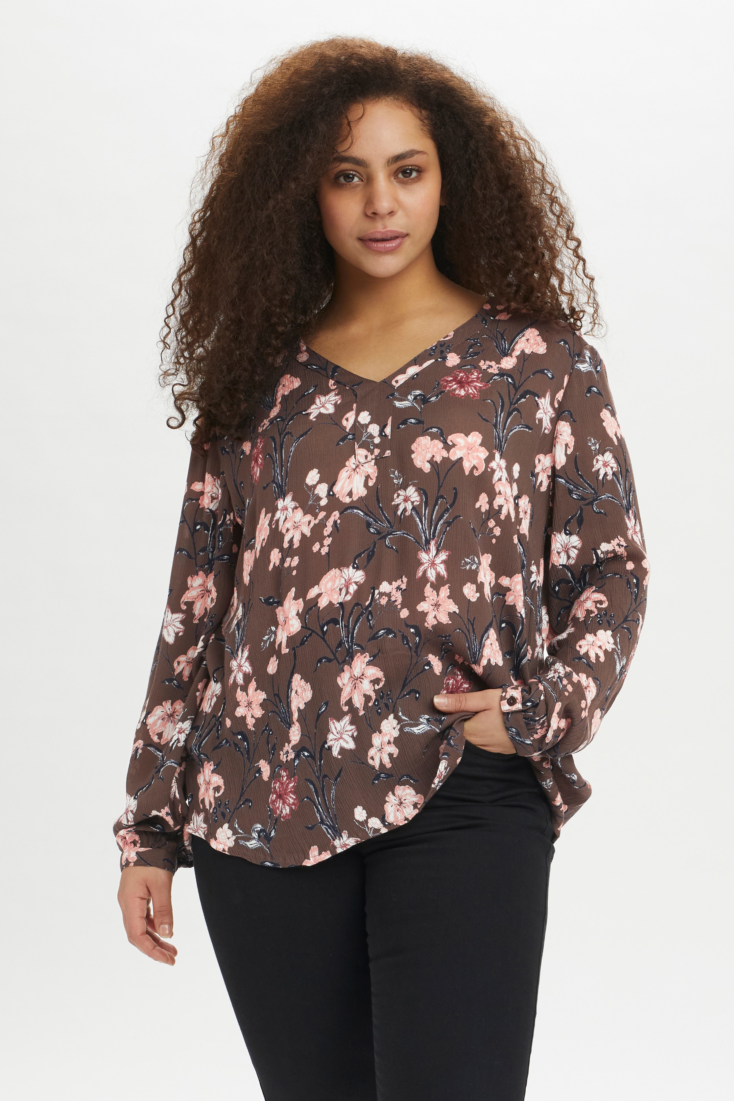 KCbriana Blouse with long sleeve LOOKBOOK FRONT 10580581-101849