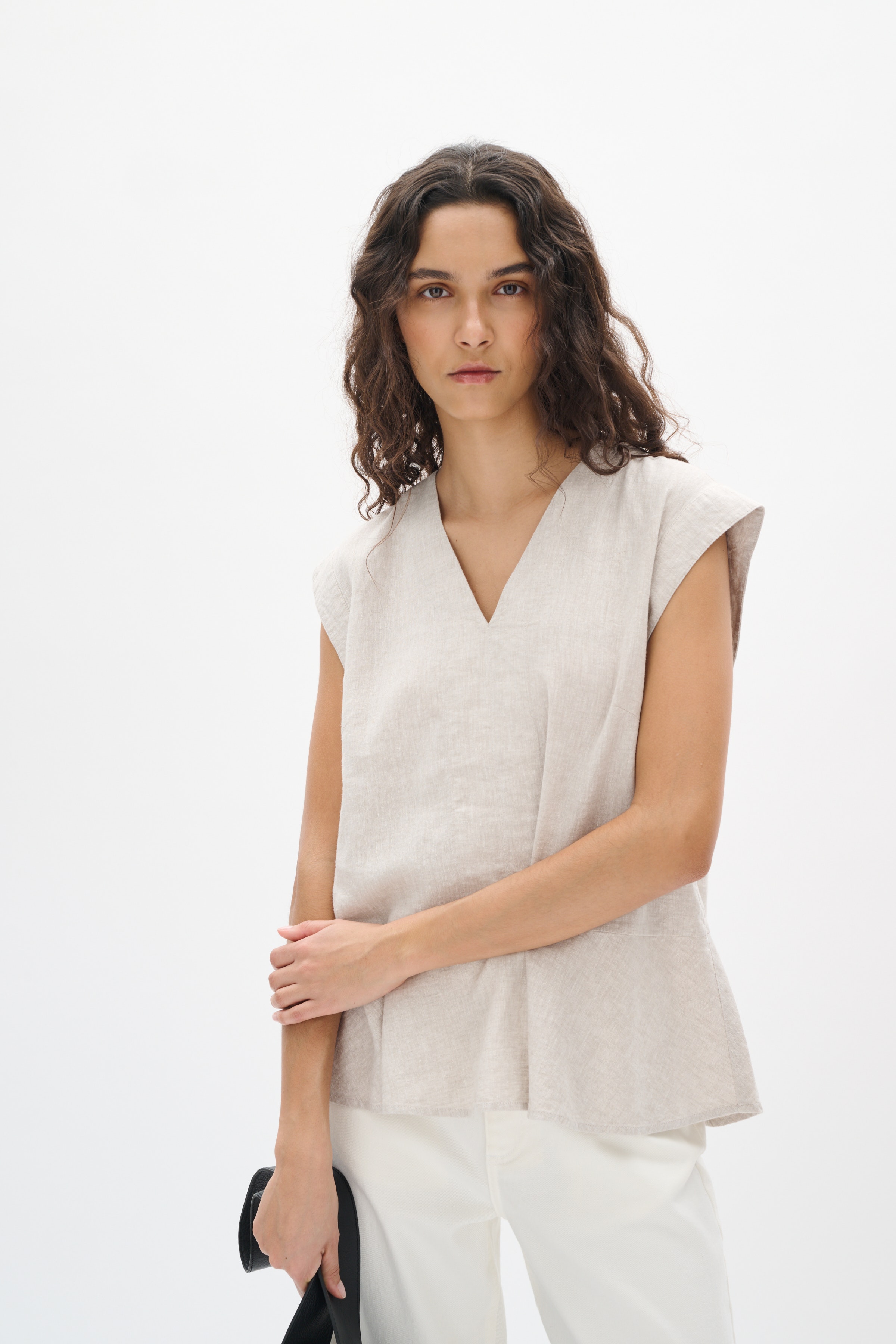 RimoneIW Linne Top LOOKBOOK FRONT 30110361-1304031