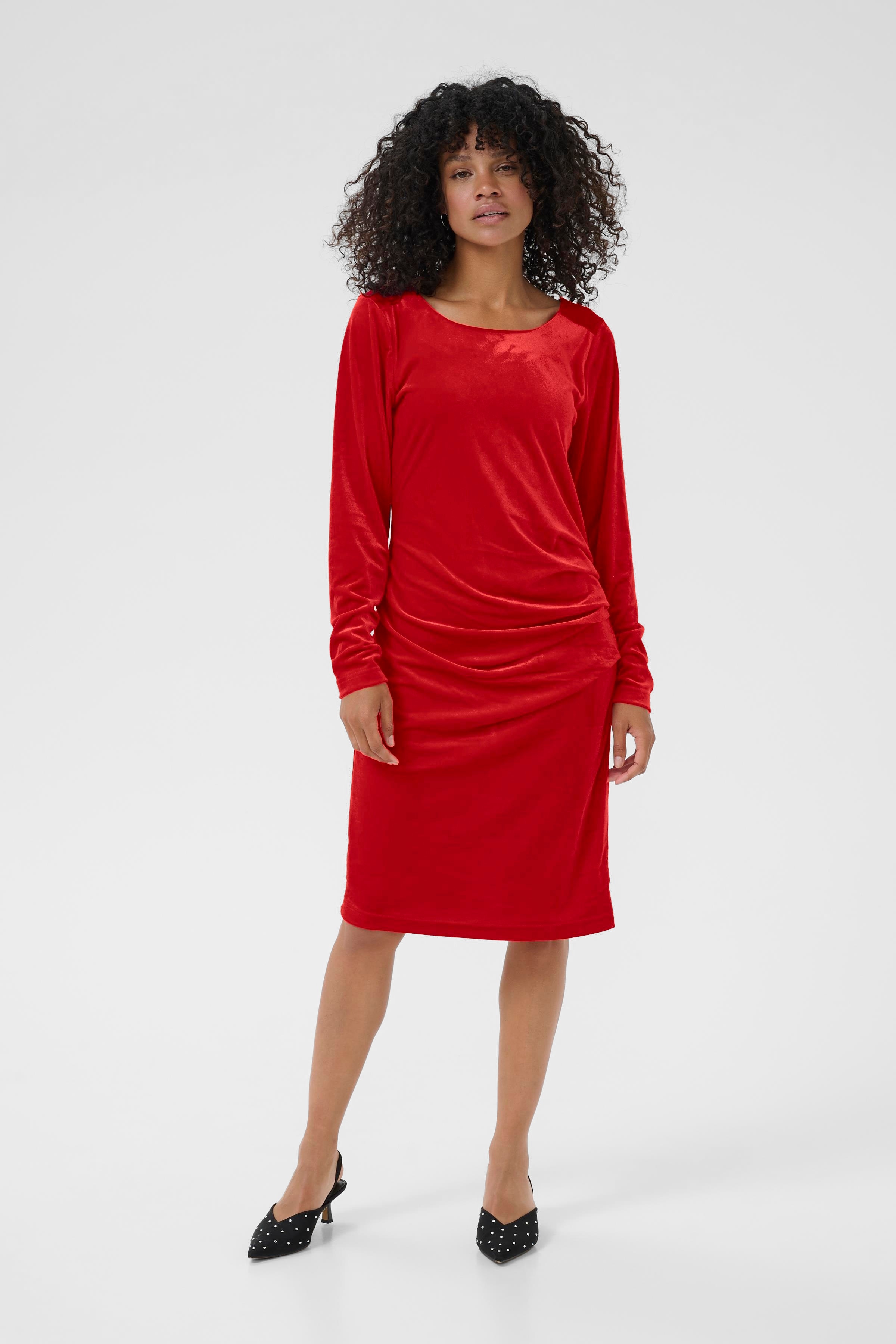 Kelly Velours jurk LOOKBOOK FRONT 10501495-191758