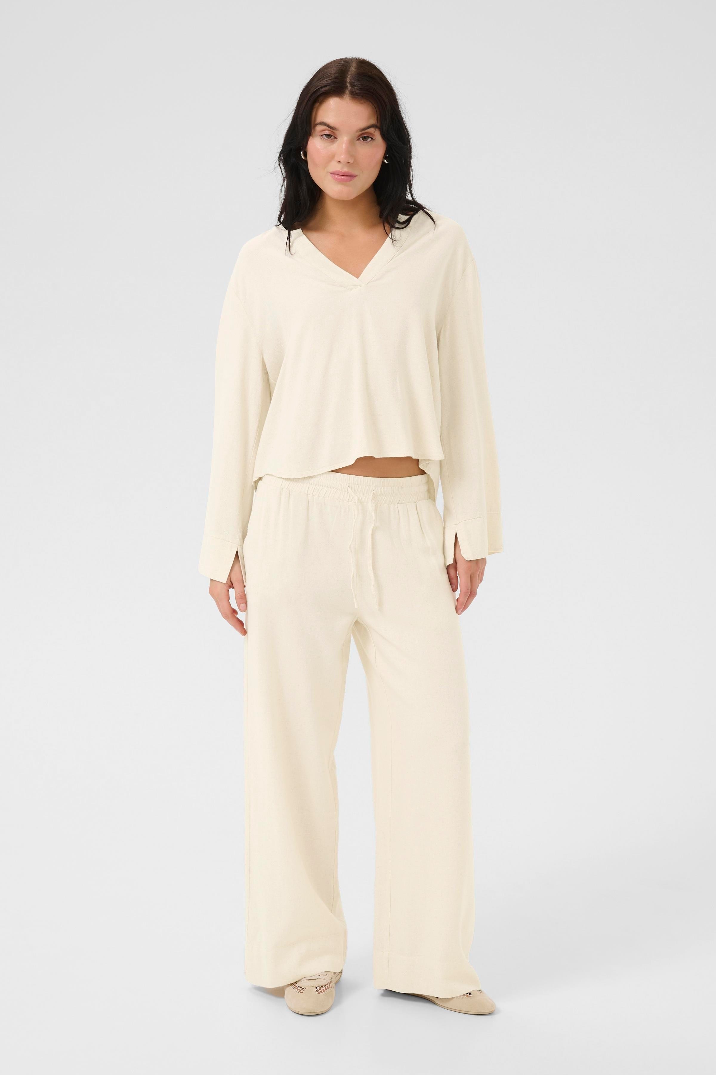 DiasMW Linen Trousers LOOKBOOK FRONT 10704701-1243011