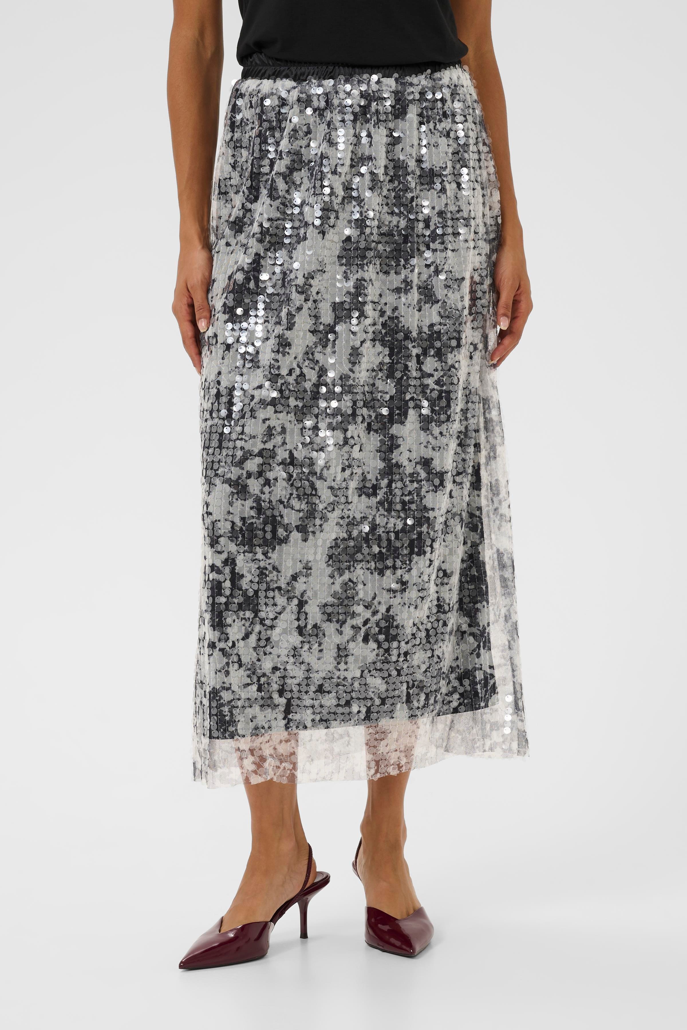 CUwilma Sequin skirt LOOKBOOK FRONT 50112296-108400