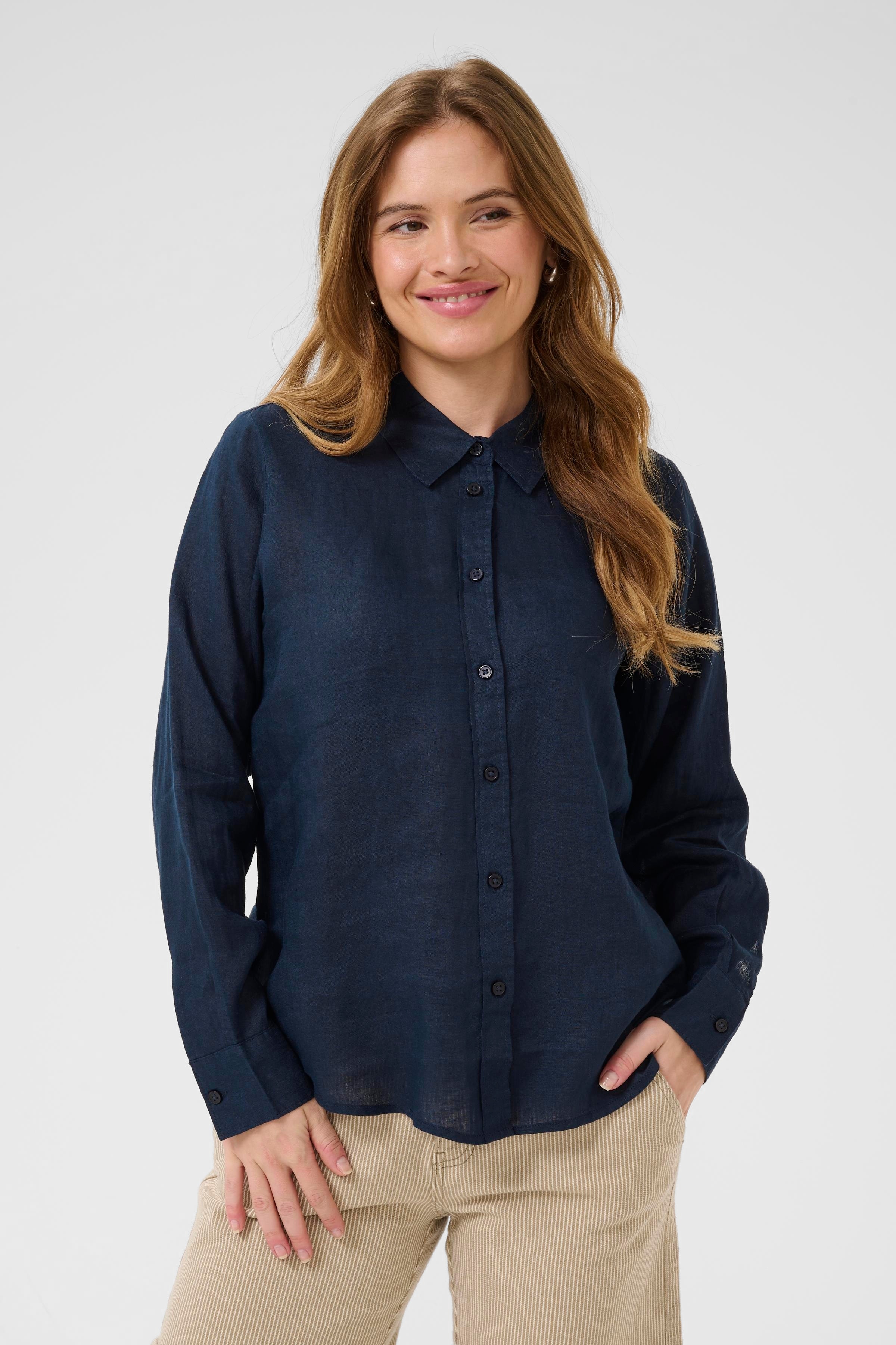 CUnyssa 100% Hørskjorte LOOKBOOK FRONT 50111694-194011