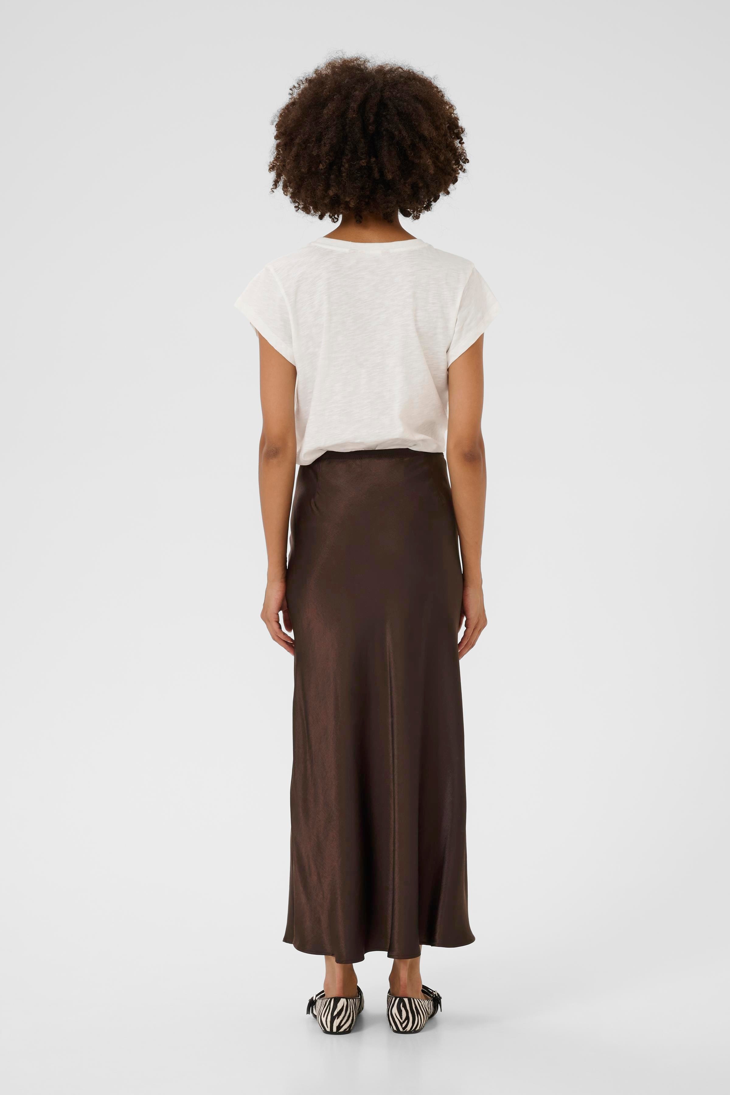 CUmollie Satinnederdel LOOKBOOK BACK 50112294-190915