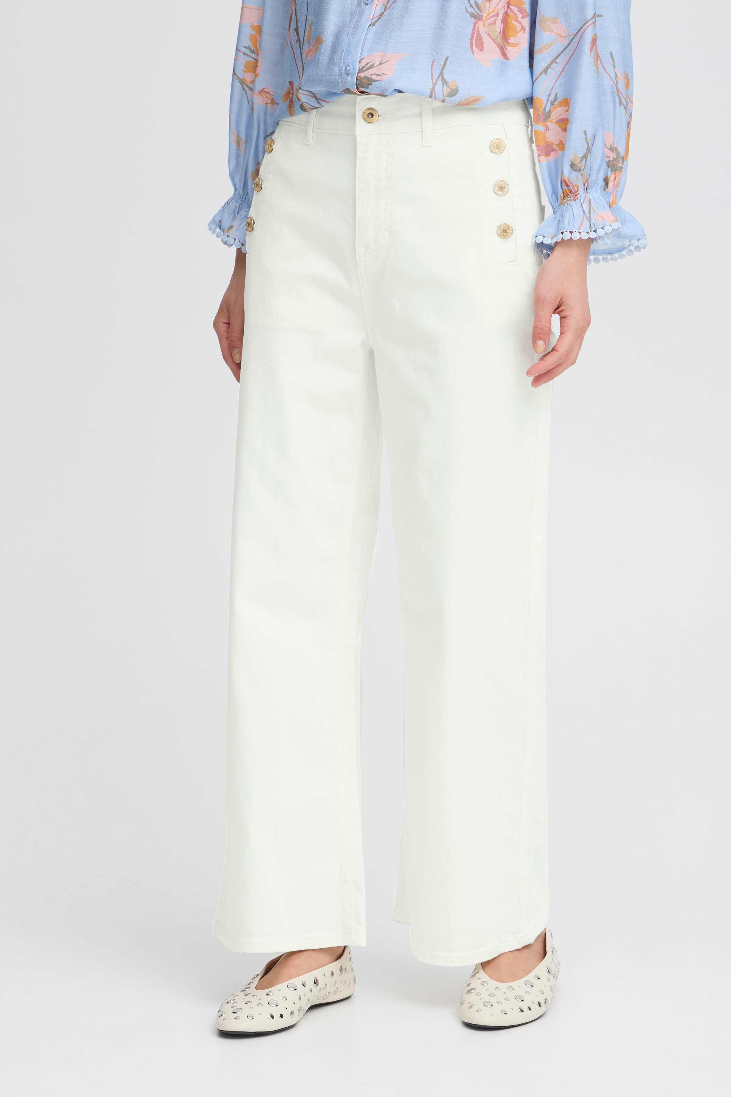 PZMAEVE Ultra High Waist Wide Leg Byxor LOOKBOOK FRONT 50209012-114800