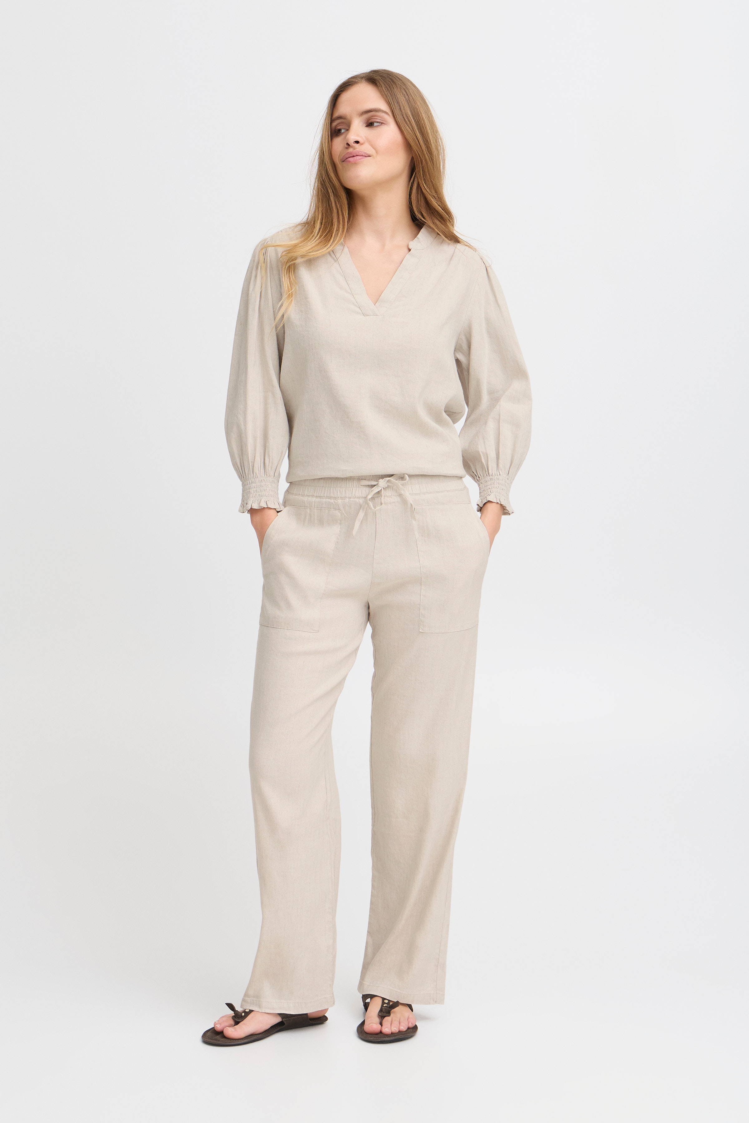 PZLUCA Full Length, Wide Leg Trousers LOOKBOOK FRONT 50208892-1309071