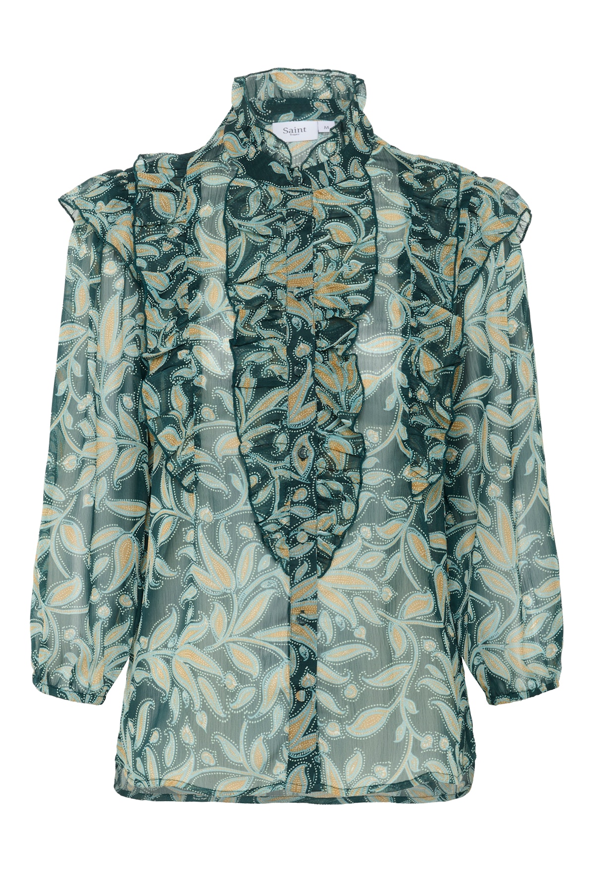 MaxineSZ Blouse in pine autumn floral polyester
