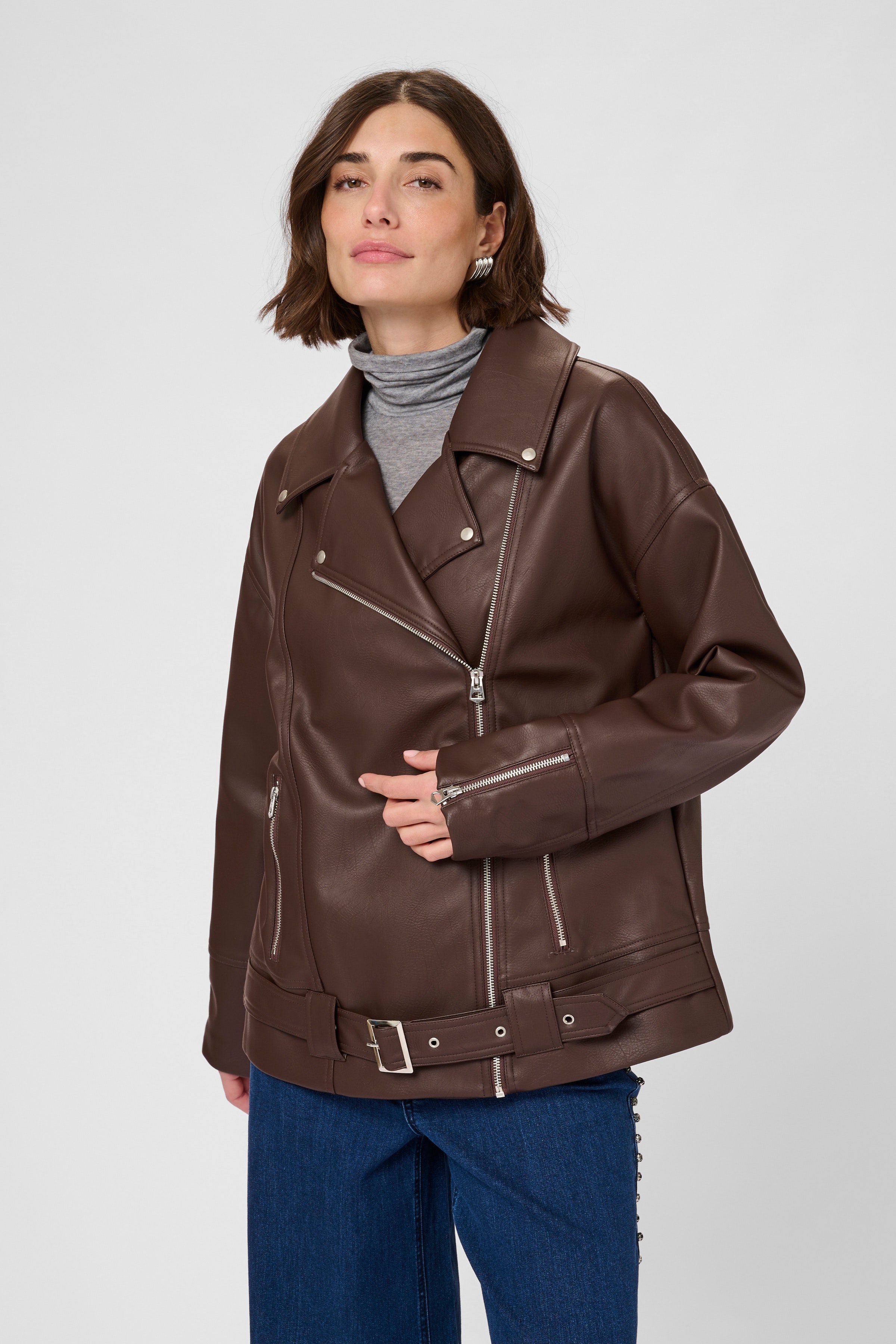 CUmimbo Bikerjakke LOOKBOOK FRONT 50112248-190915