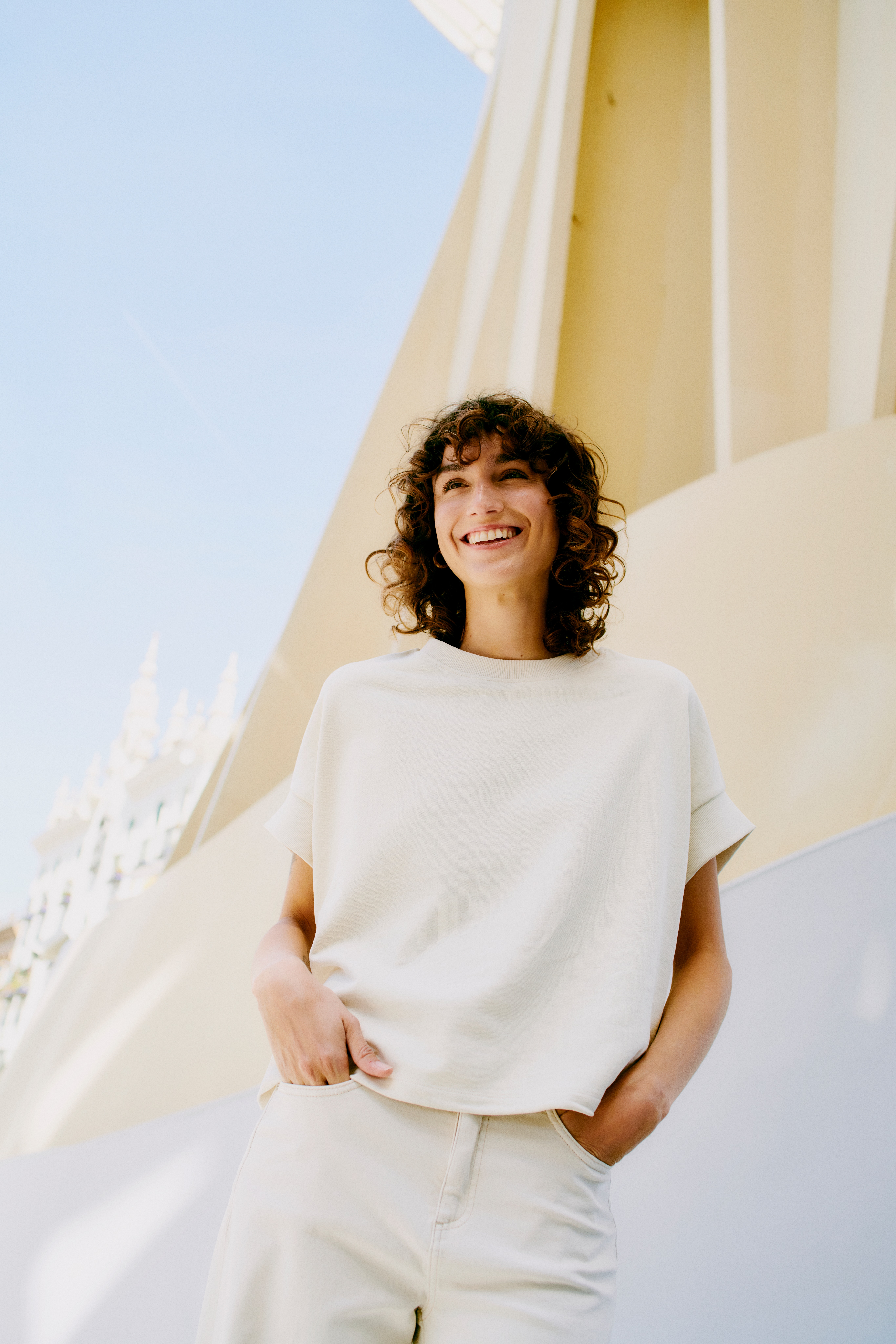 BYSOMA Sweatshirt in birch cotton | b.young