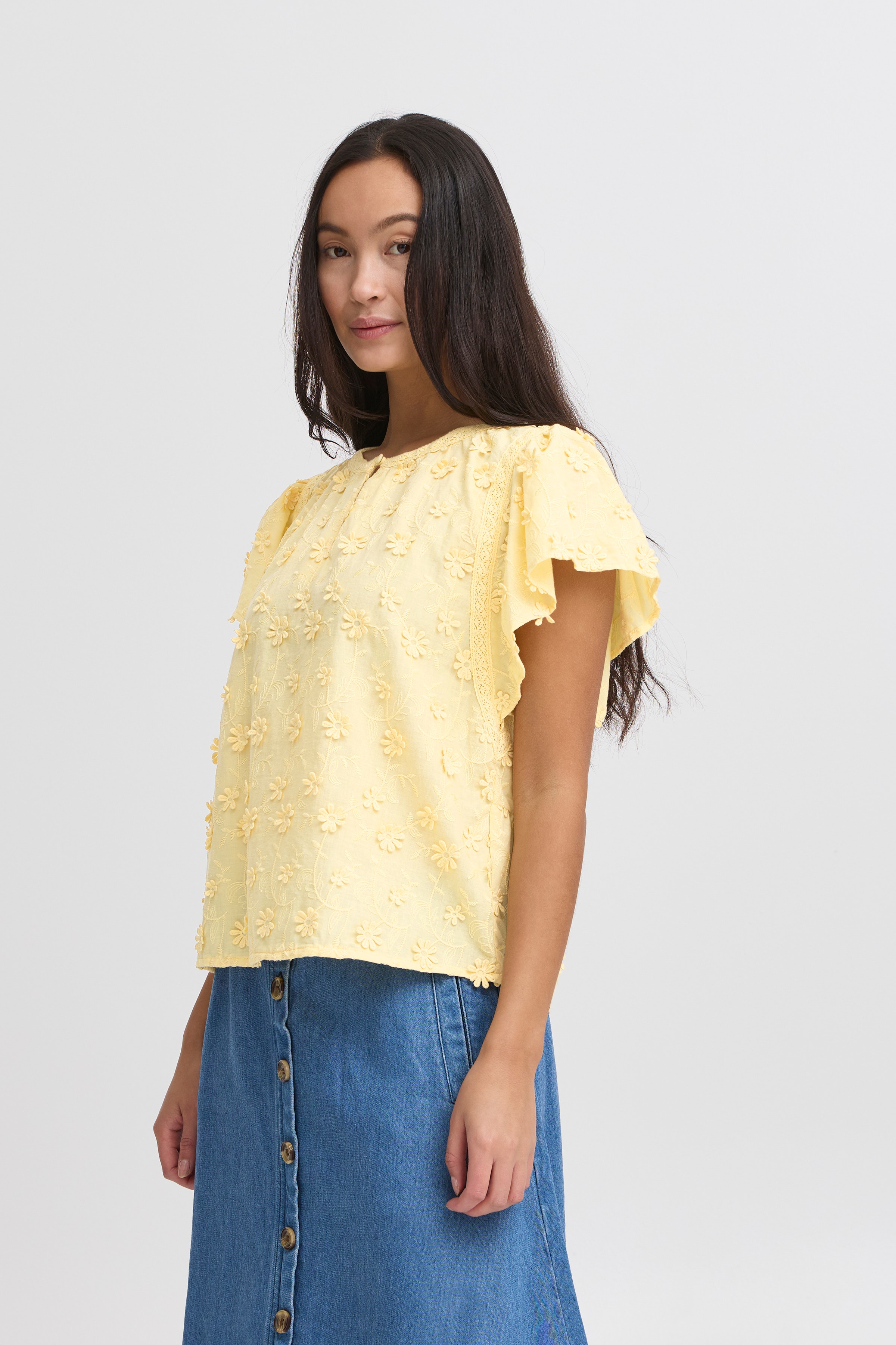 IRLIANE Blouse with short sleeve LOOKBOOK FRONT 20122626-120826