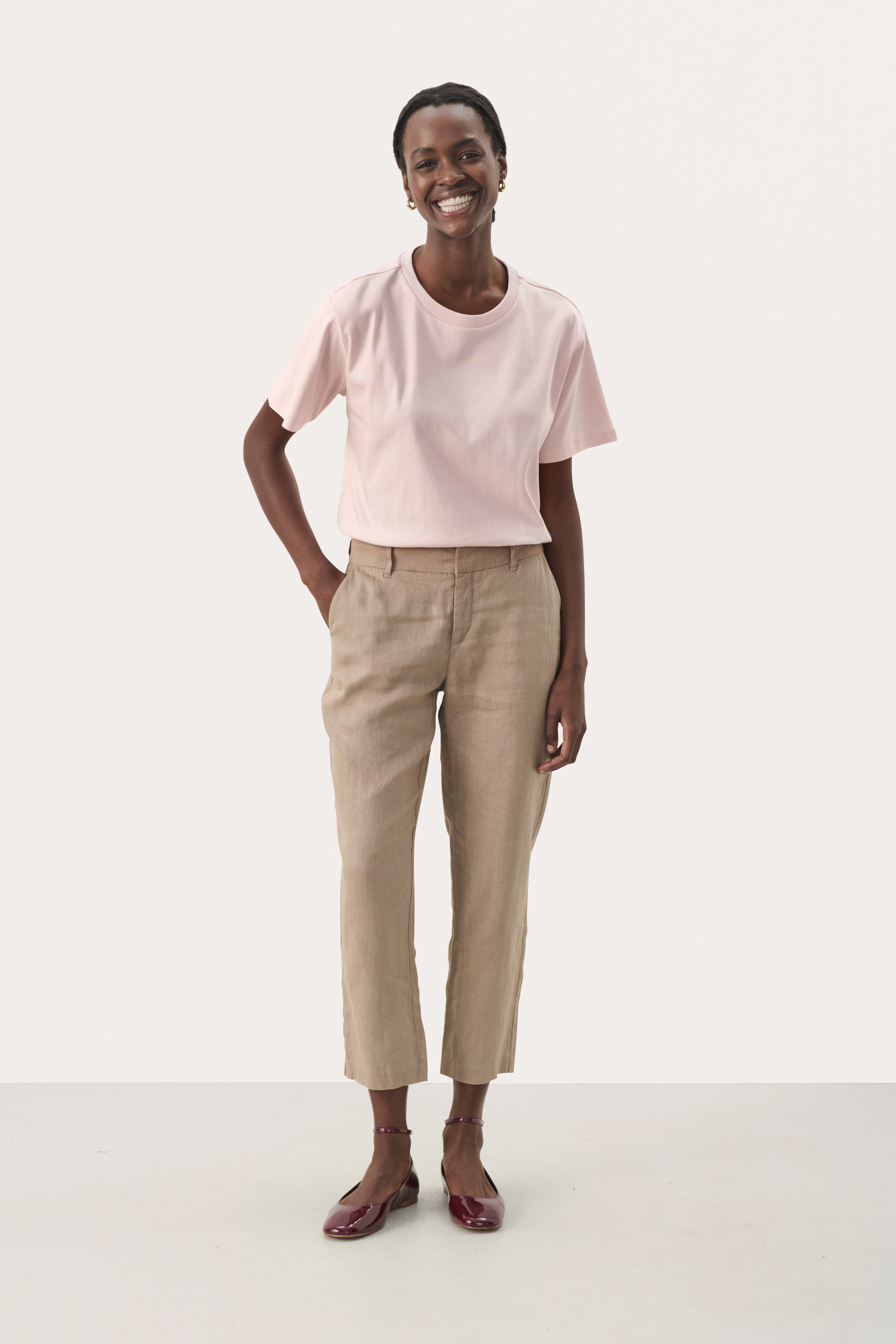 SoffePW Linen Trousers LOOKBOOK FRONT 30309389-171311