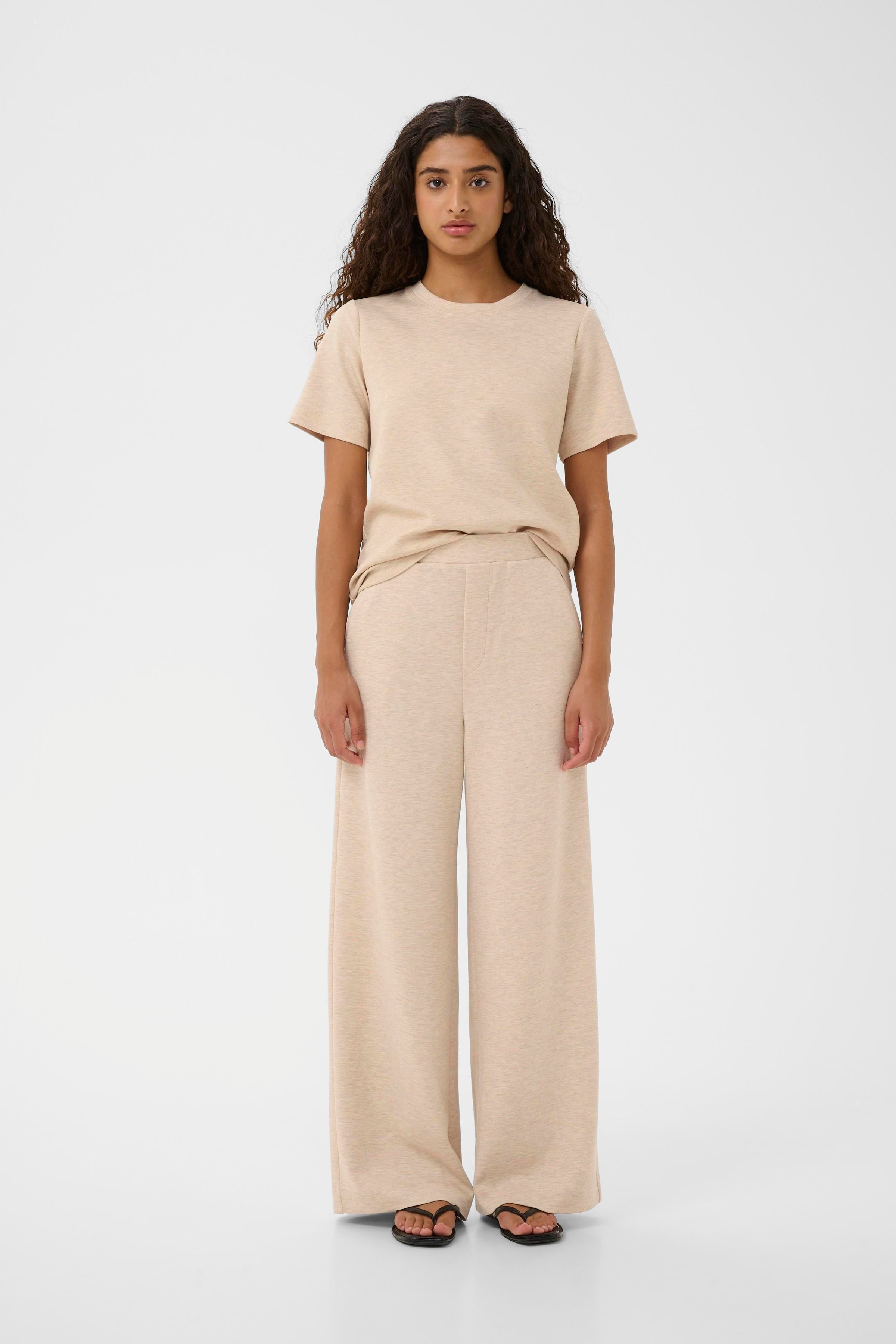 GincetteIW Melange Bukser LOOKBOOK FRONT 30110741-1304031