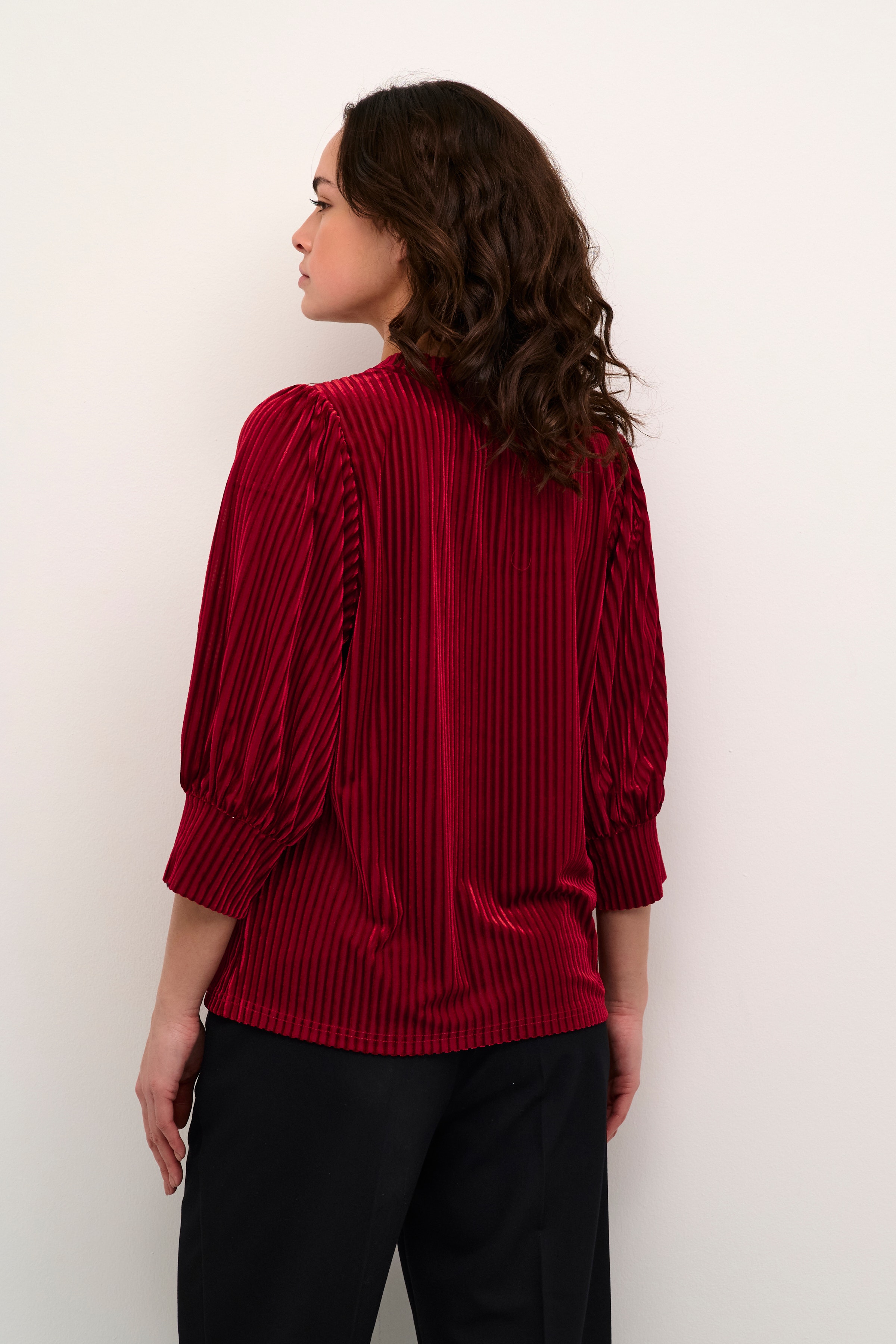 KAcaca Velour blouse LOOKBOOK BACK 10503887-106907