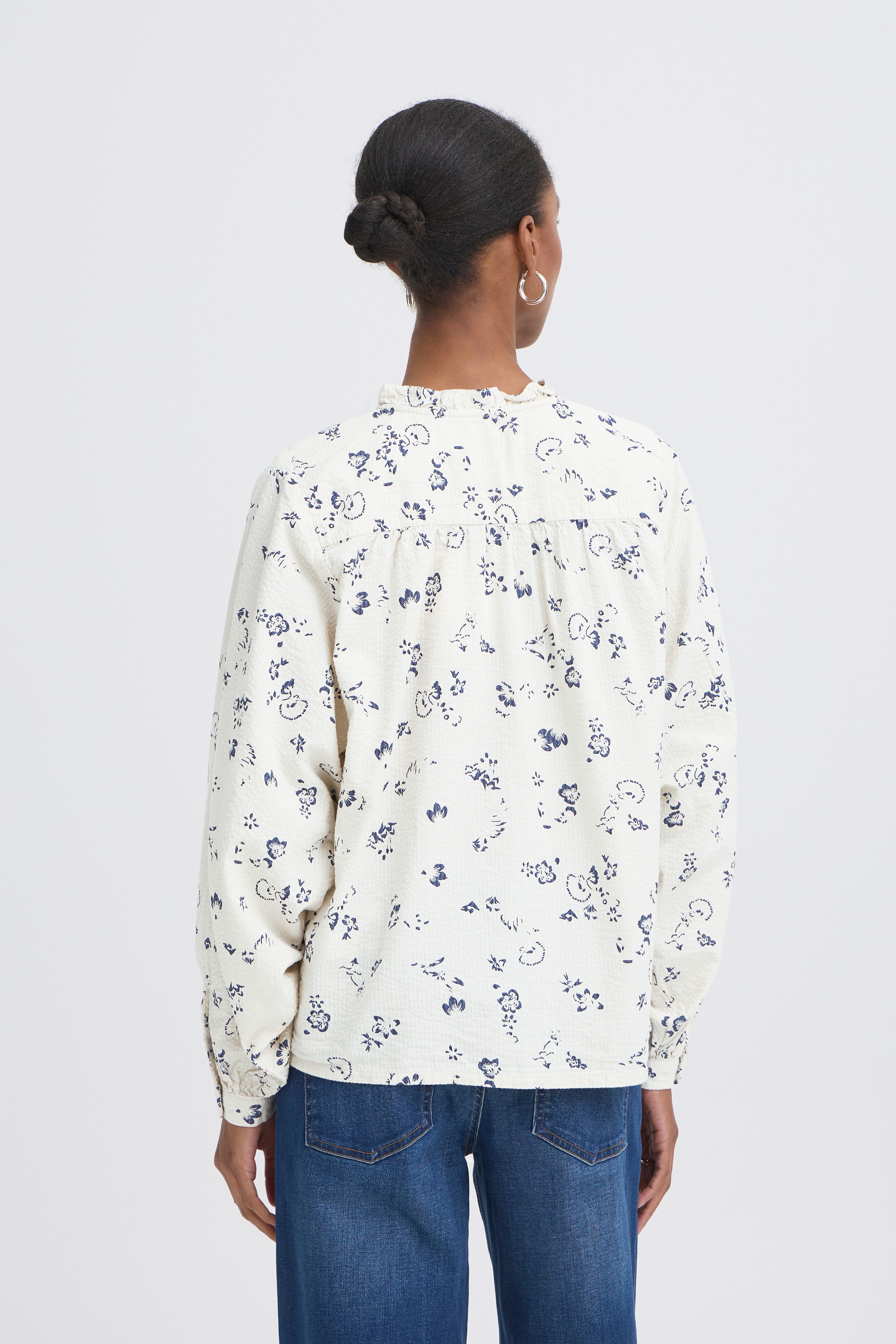 IHQWINA Skjorte LOOKBOOK BACK 20125170-900004167