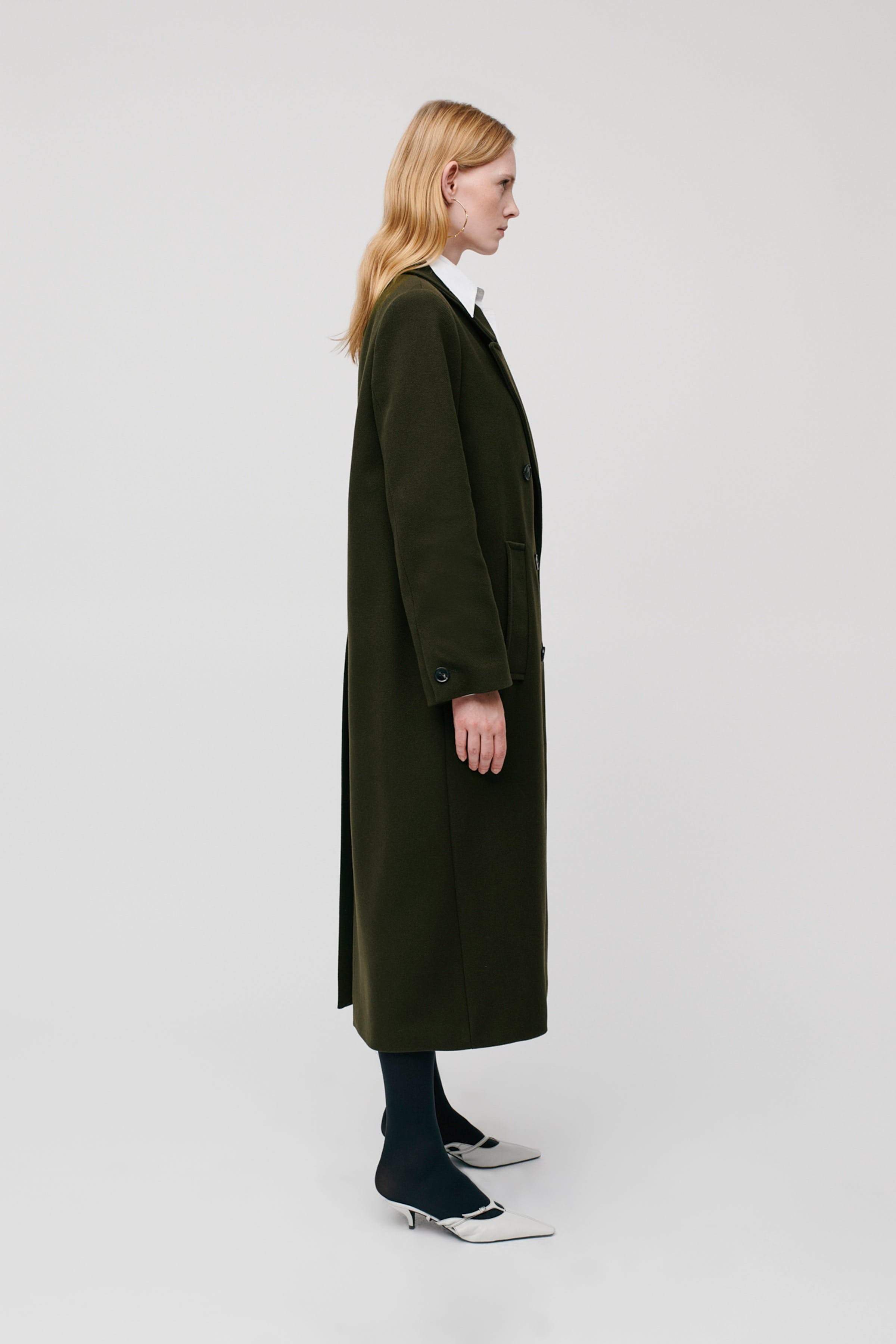 CLEMENCE Kåpe LOOKBOOK FRONT 30600180-GR598