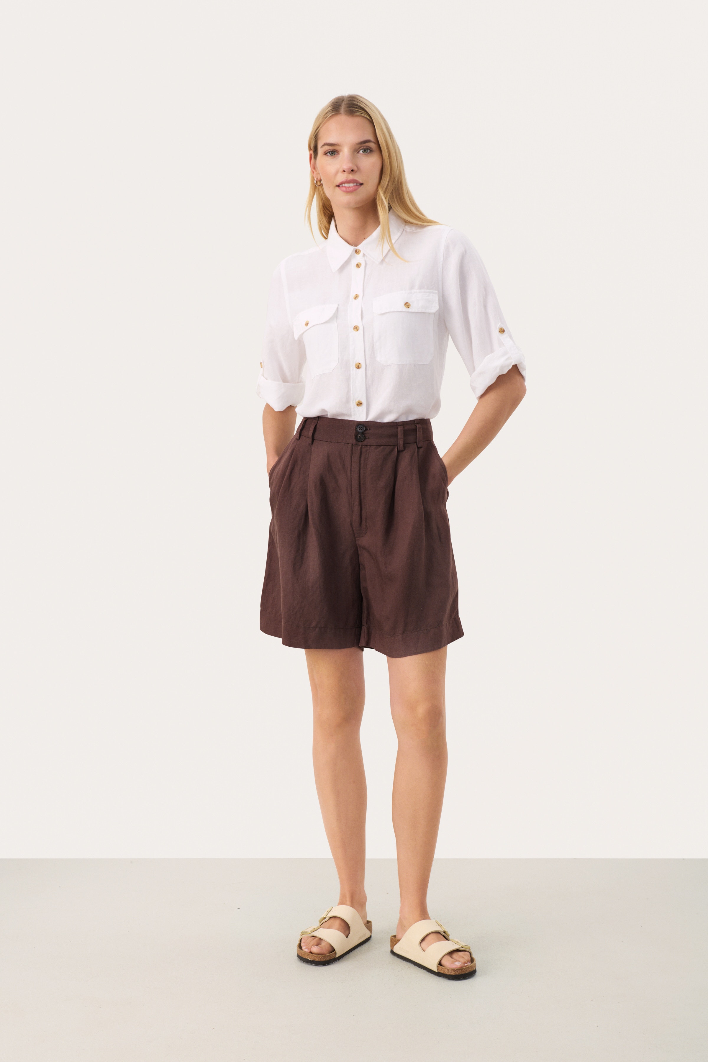 RainePW Linne Shorts LOOKBOOK FRONT 30309603-191015