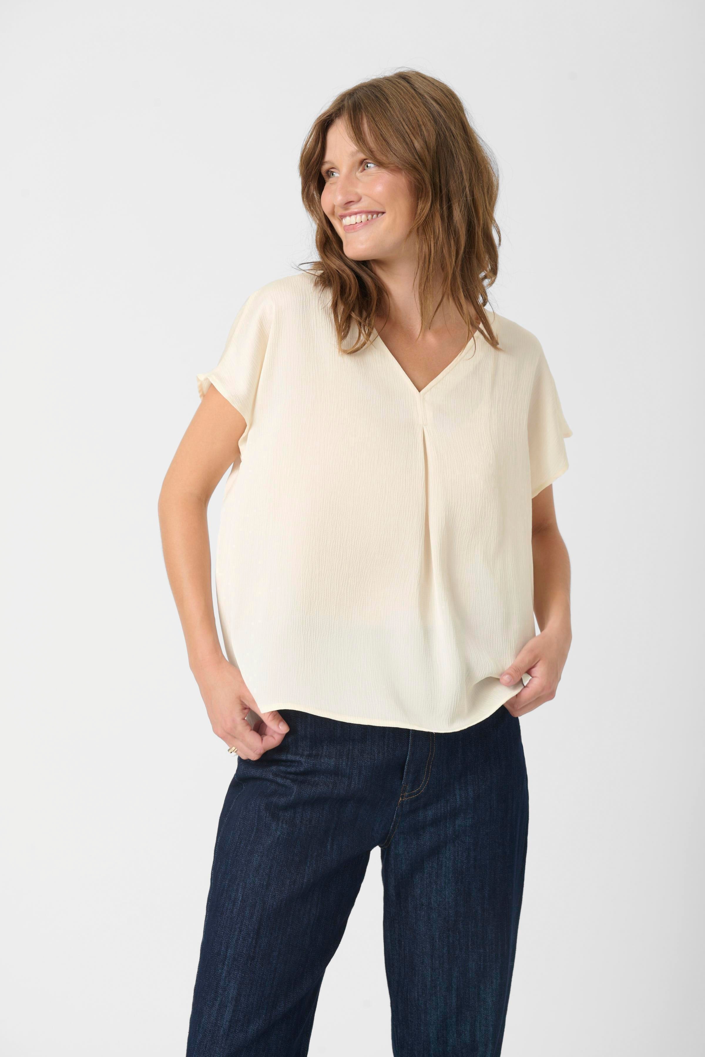 SLIoana Bluse LOOKBOOK FRONT 30407198-110701