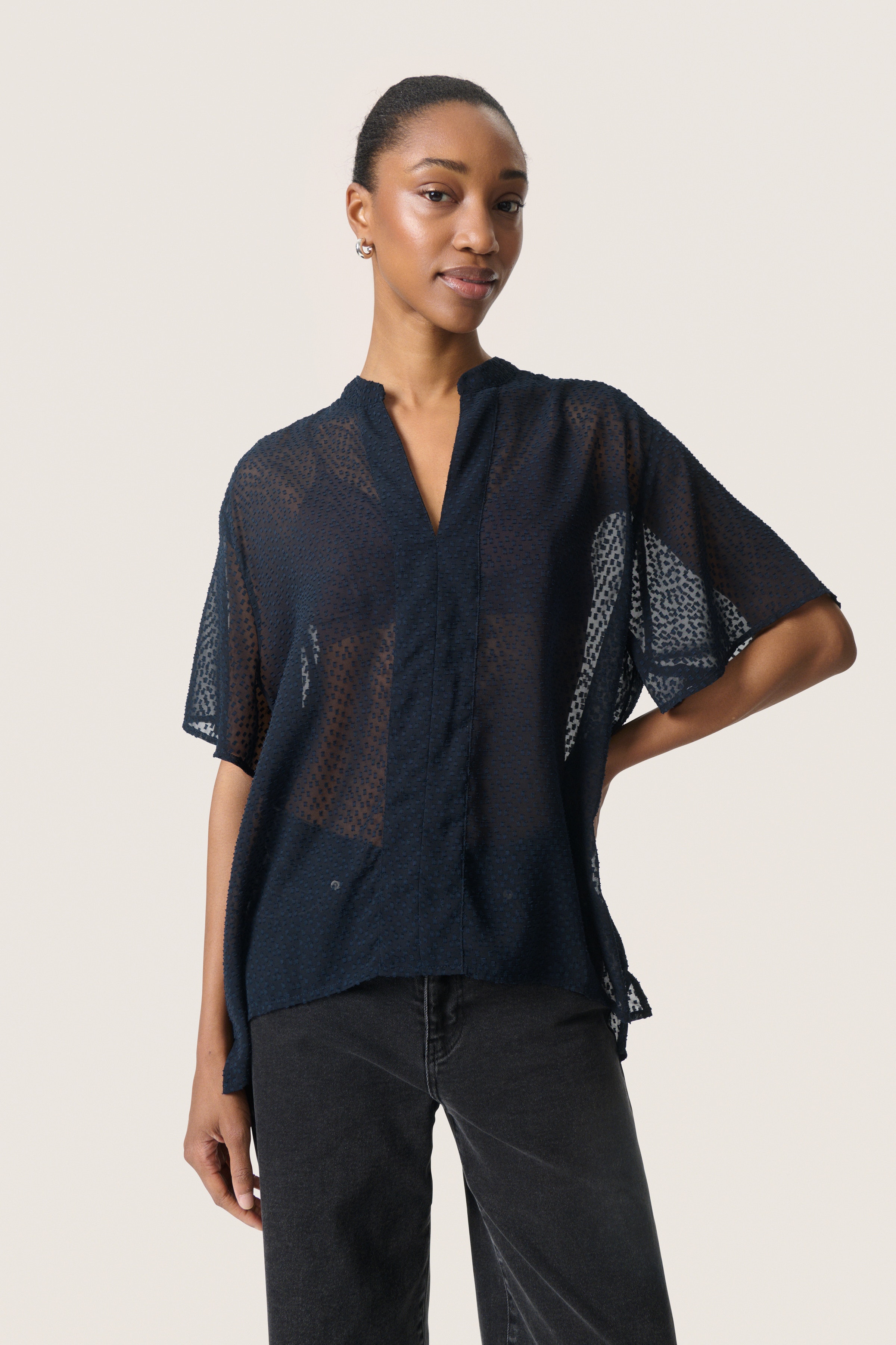 SLCammelie Bluse LOOKBOOK FRONT 30408235-193924