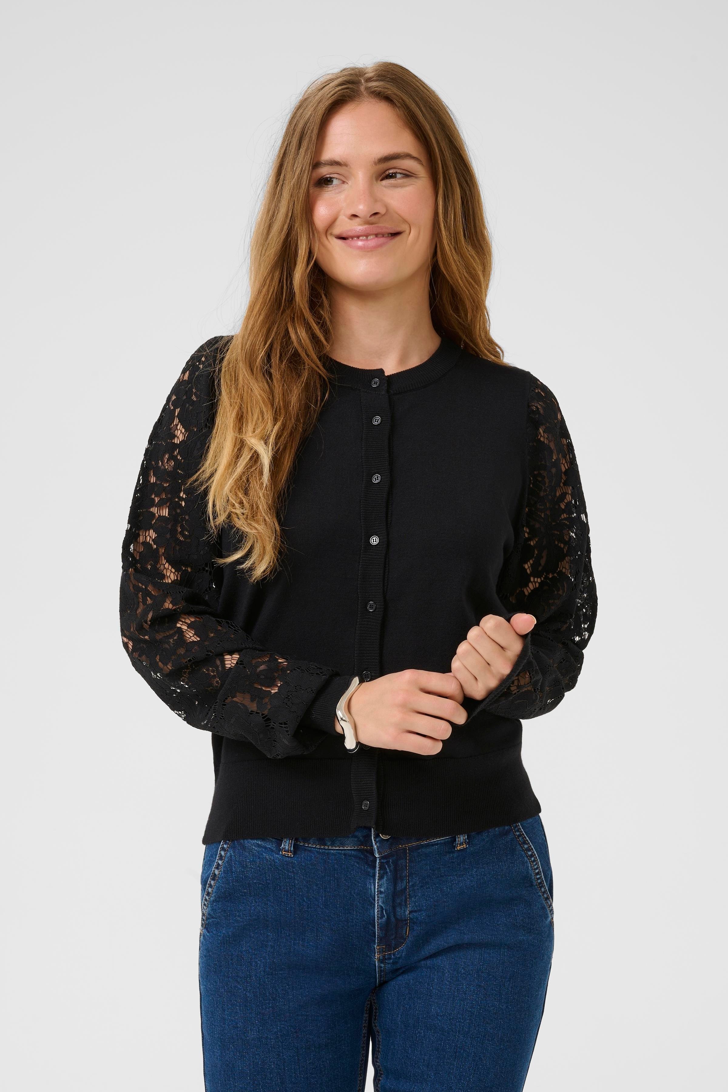 CUannemarie Cardigan with lace LOOKBOOK FRONT 50107185-500012