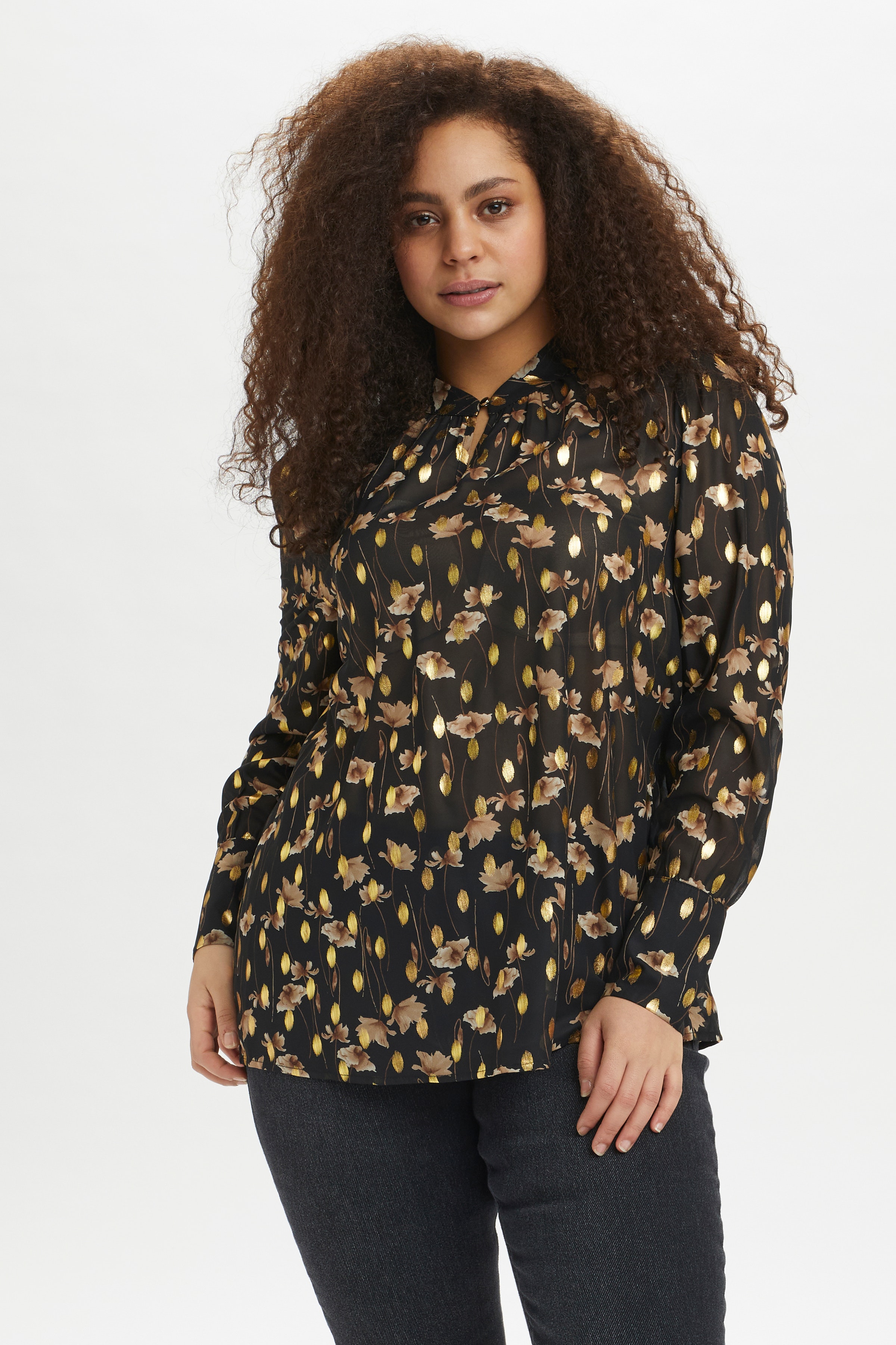 KCfiona Blouse with long sleeve LOOKBOOK FRONT 10580573-101751