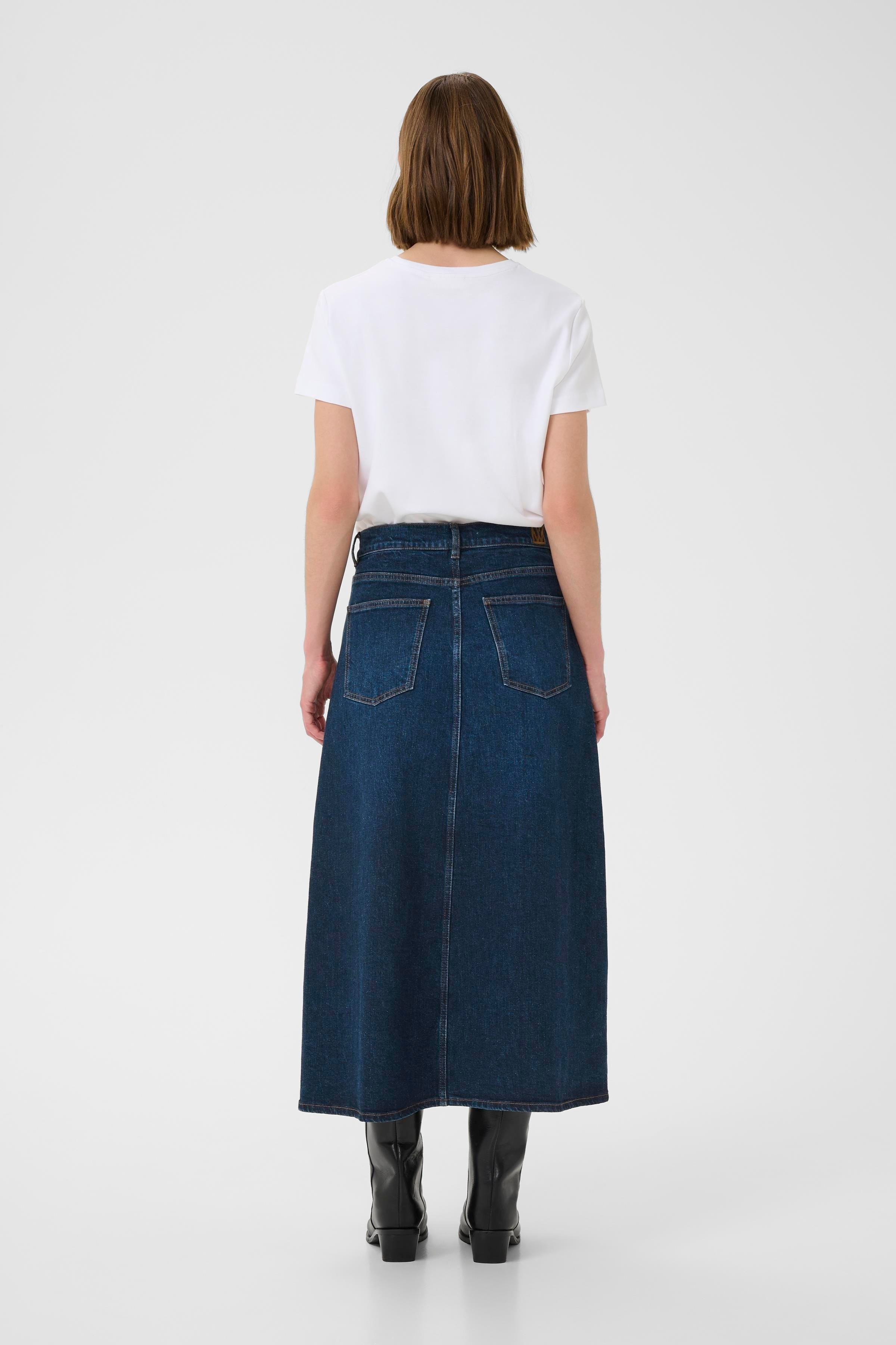 NanaIW Denim Skirt LOOKBOOK BACK 30110972-304092