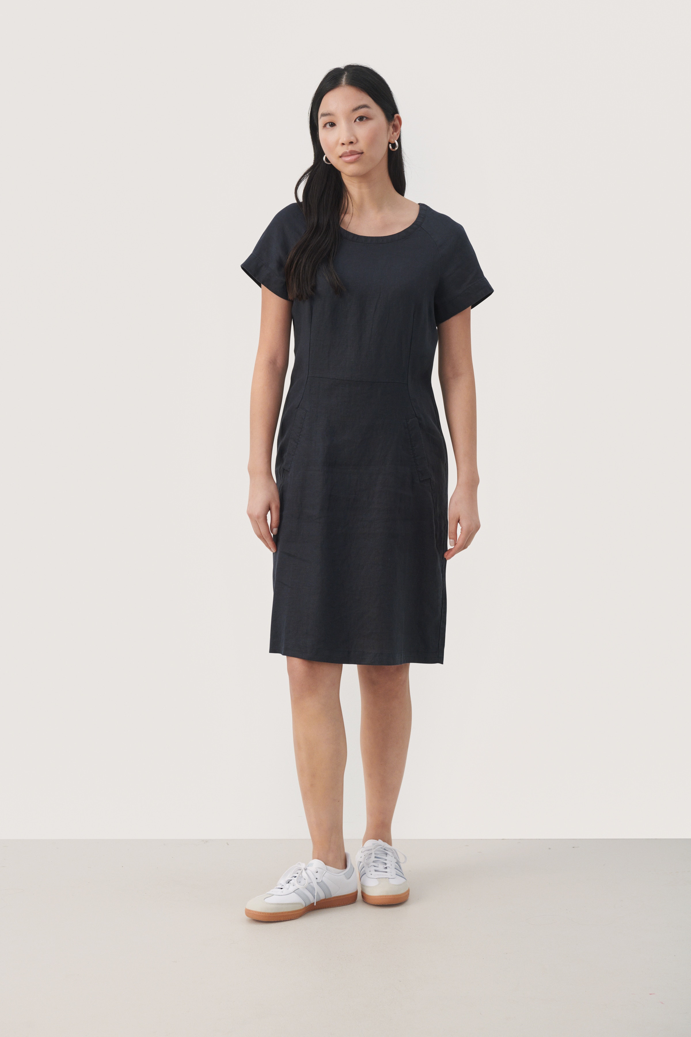 AundreasPW Short linen dress LOOKBOOK FRONT 30308855-194013