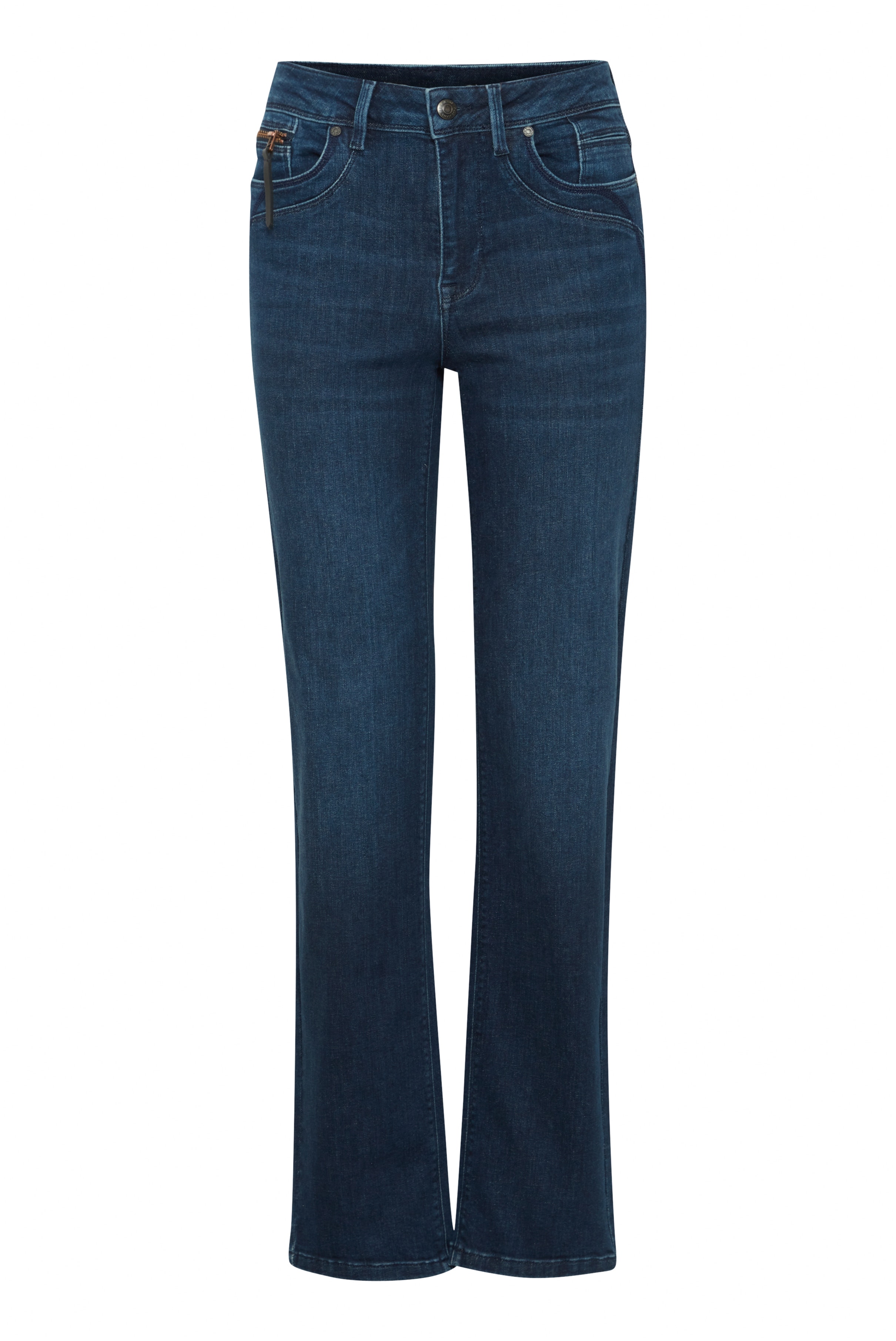 PZKAROLINA HW Jeans Straight Leg PACK FRONT 50205580-200008