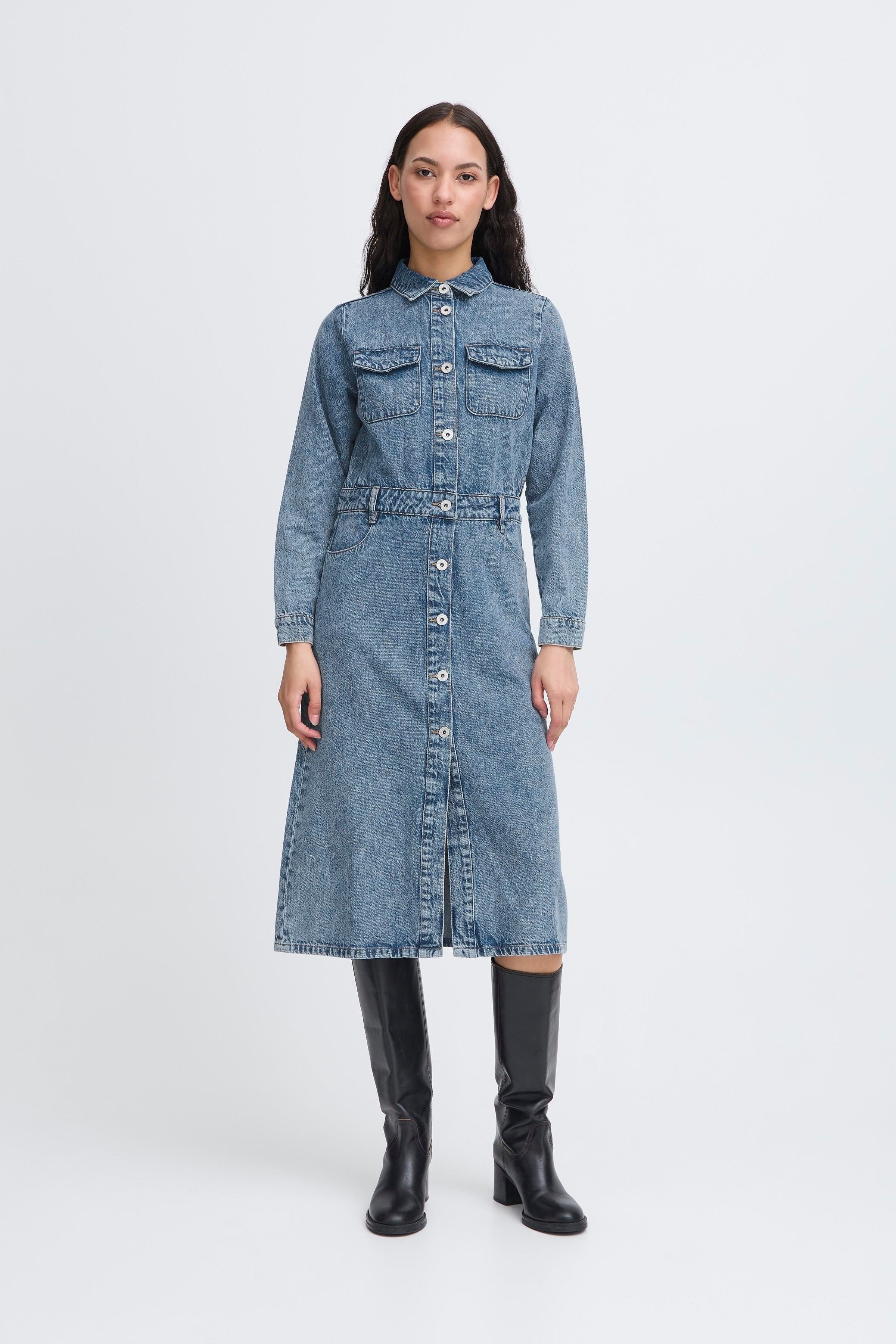 IHMINDA Kjole LOOKBOOK FRONT 20124130-19037