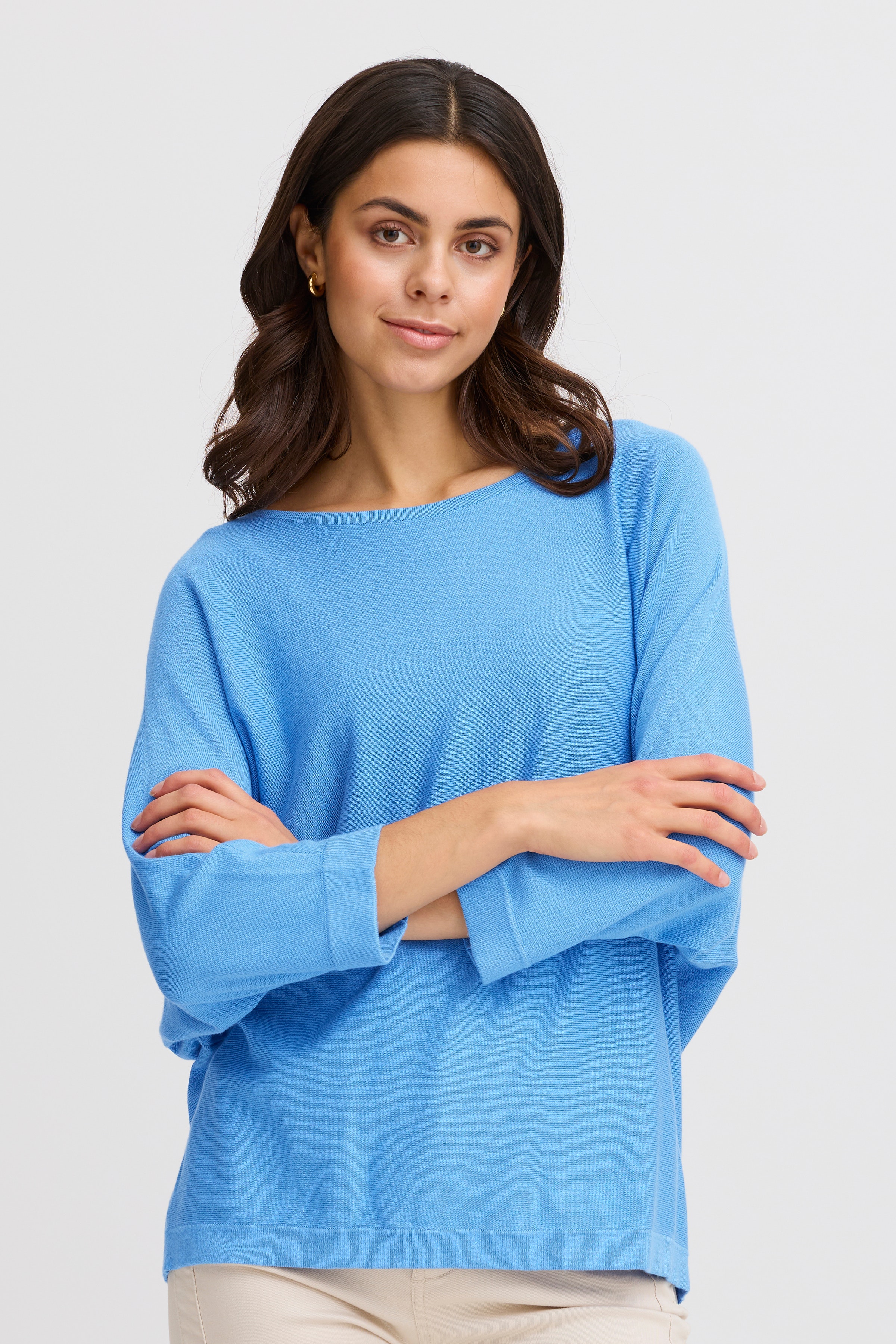 FRCLIA PU 14 Strikket pullover LOOKBOOK FRONT 20615123-174139