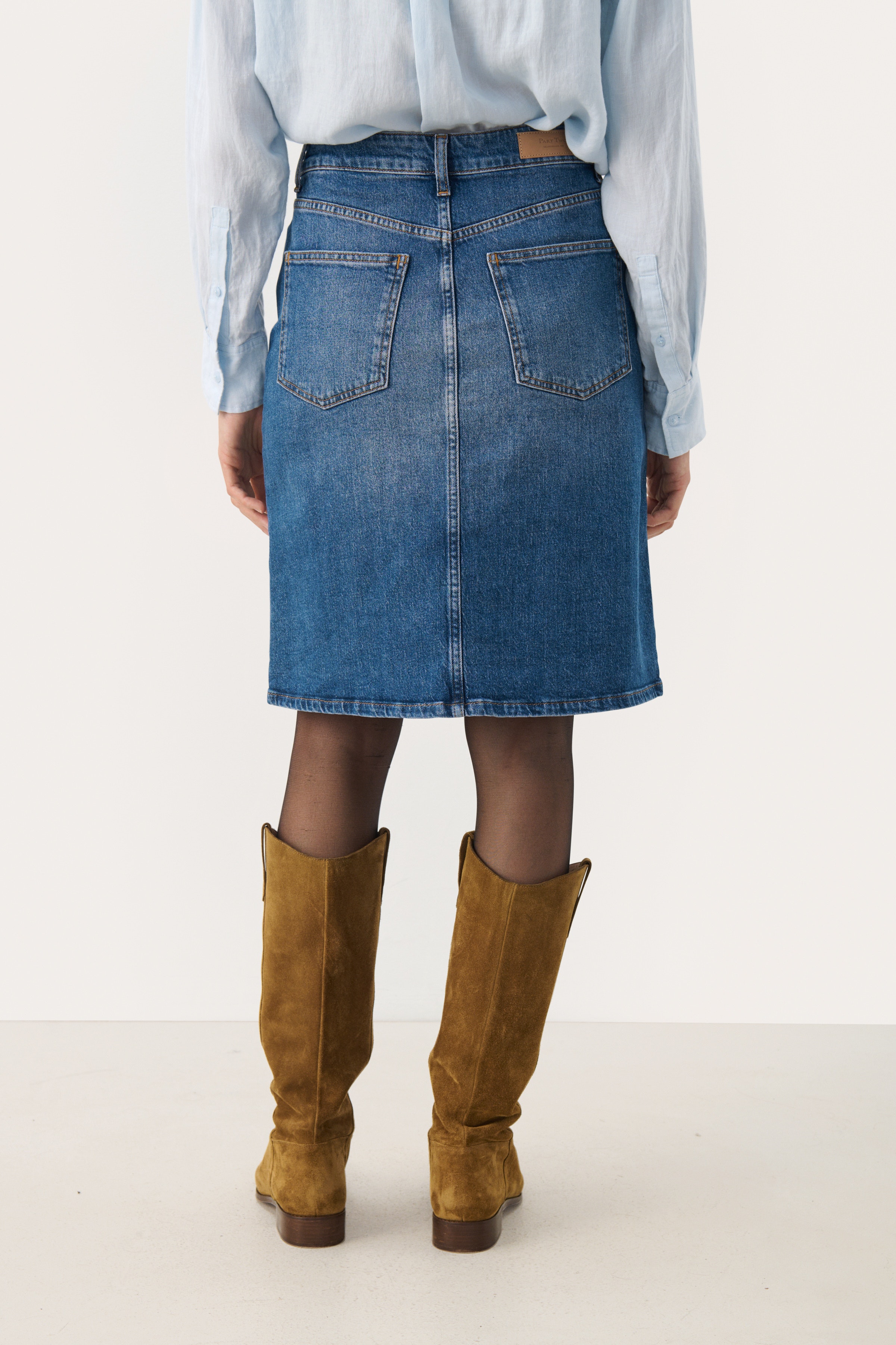 LejaPW Denim Skirt LOOKBOOK BACK 30309336-300156