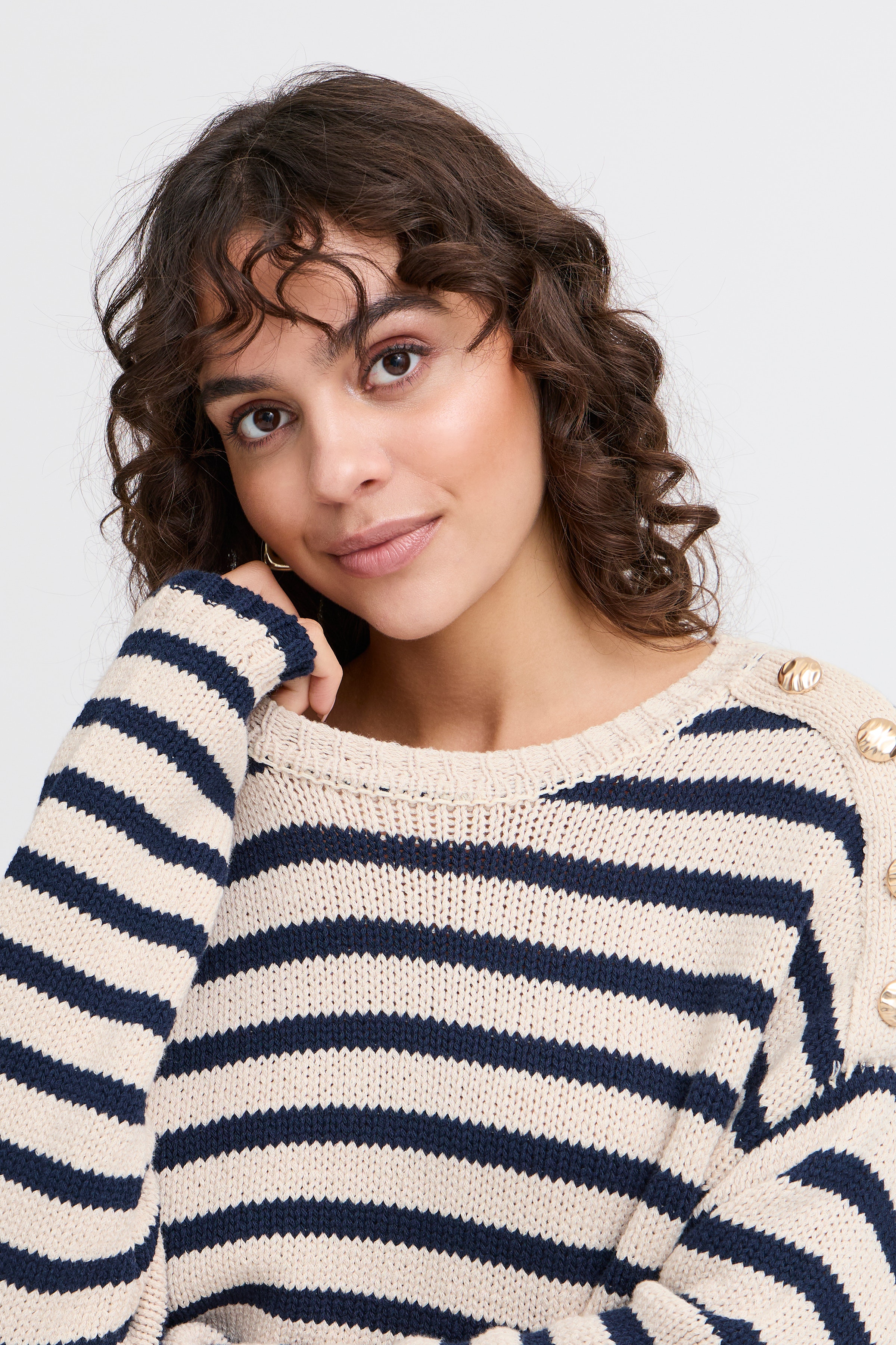 FRBELINDA PU 1 Strickpullover LOOKBOOK DETAIL 20615112-204025