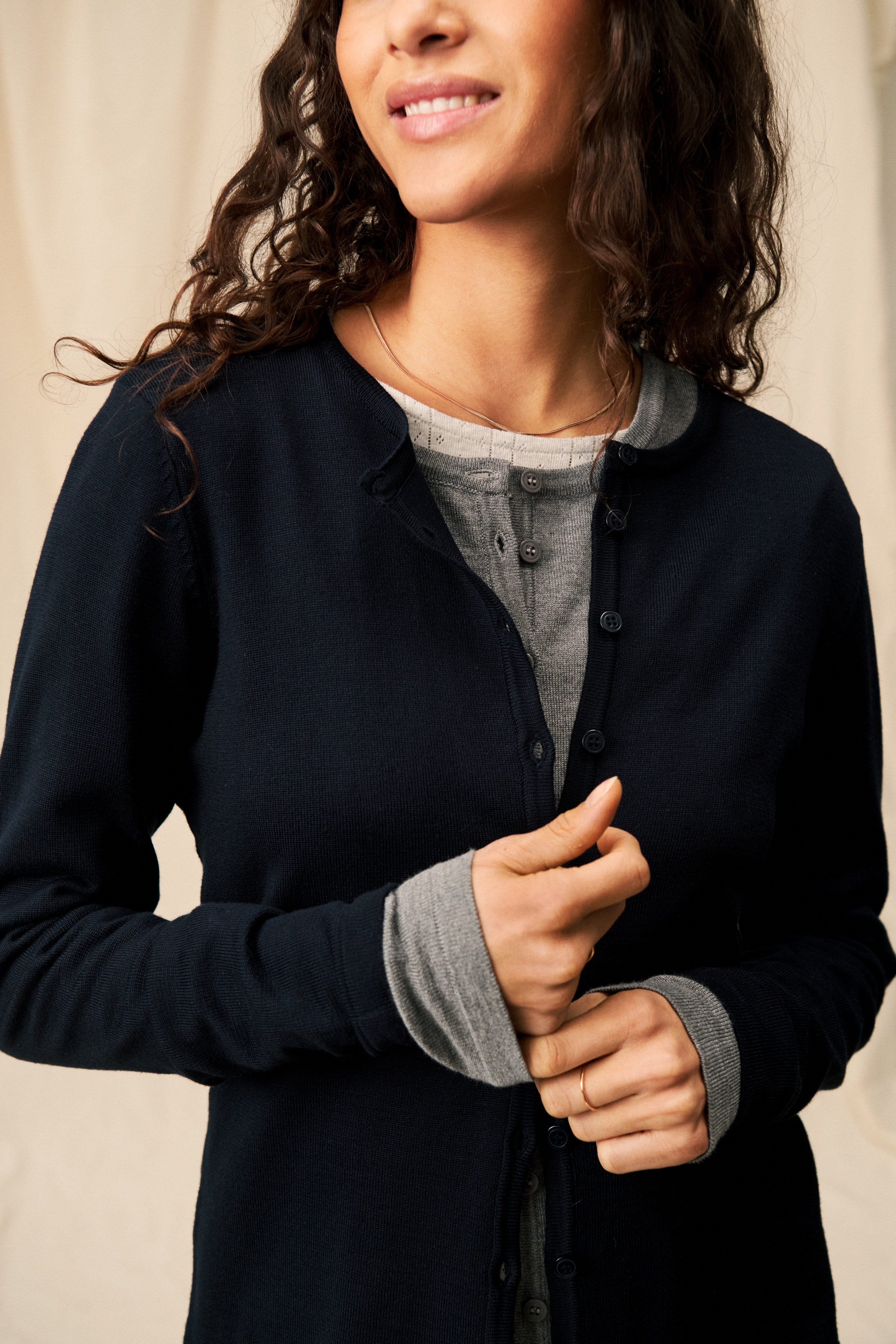 MilaSZ R-Neck Cardigan LOCATION NONE 30500005-193924