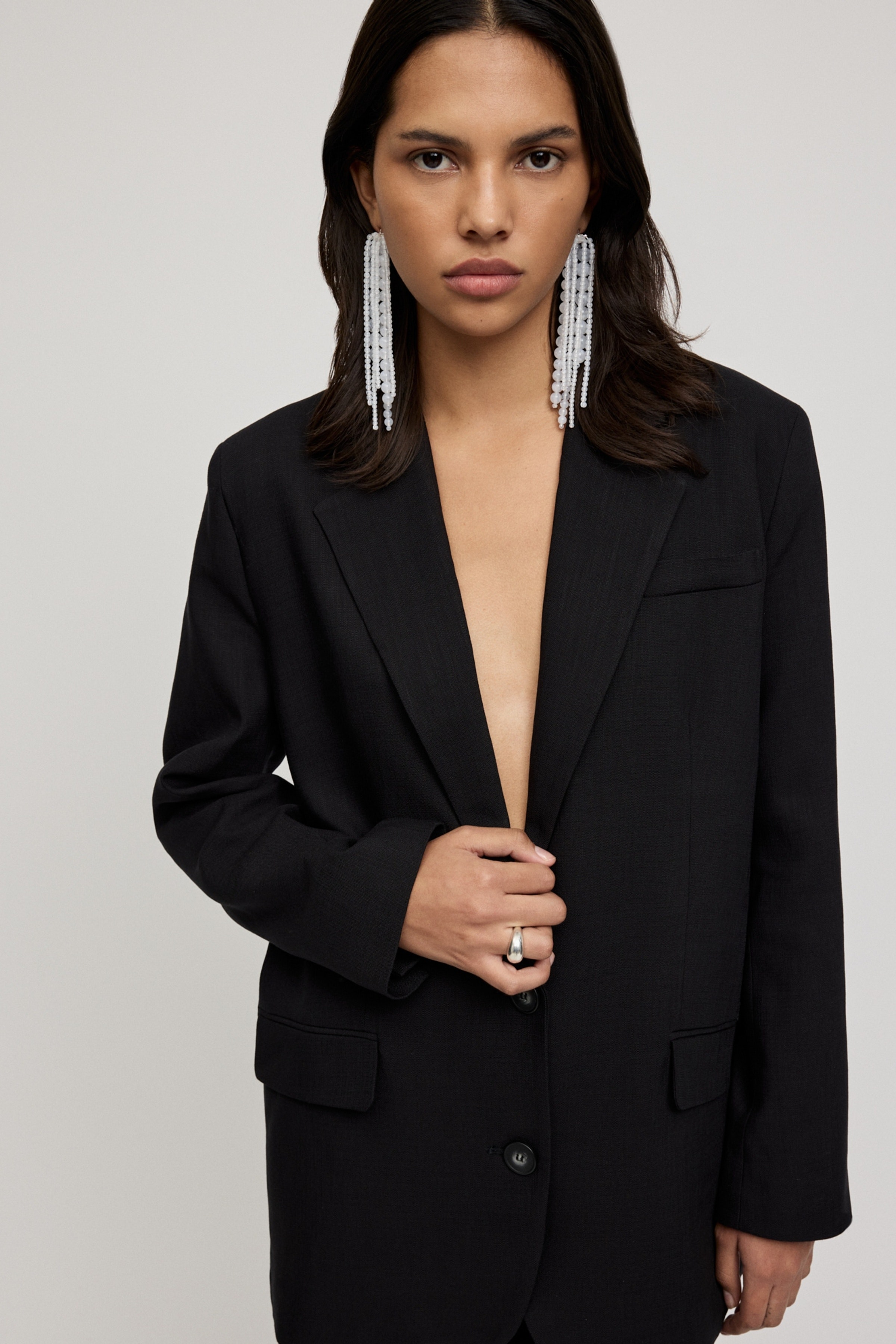 JUNA Blazer LOOKBOOK FRONT 30600762-BK999