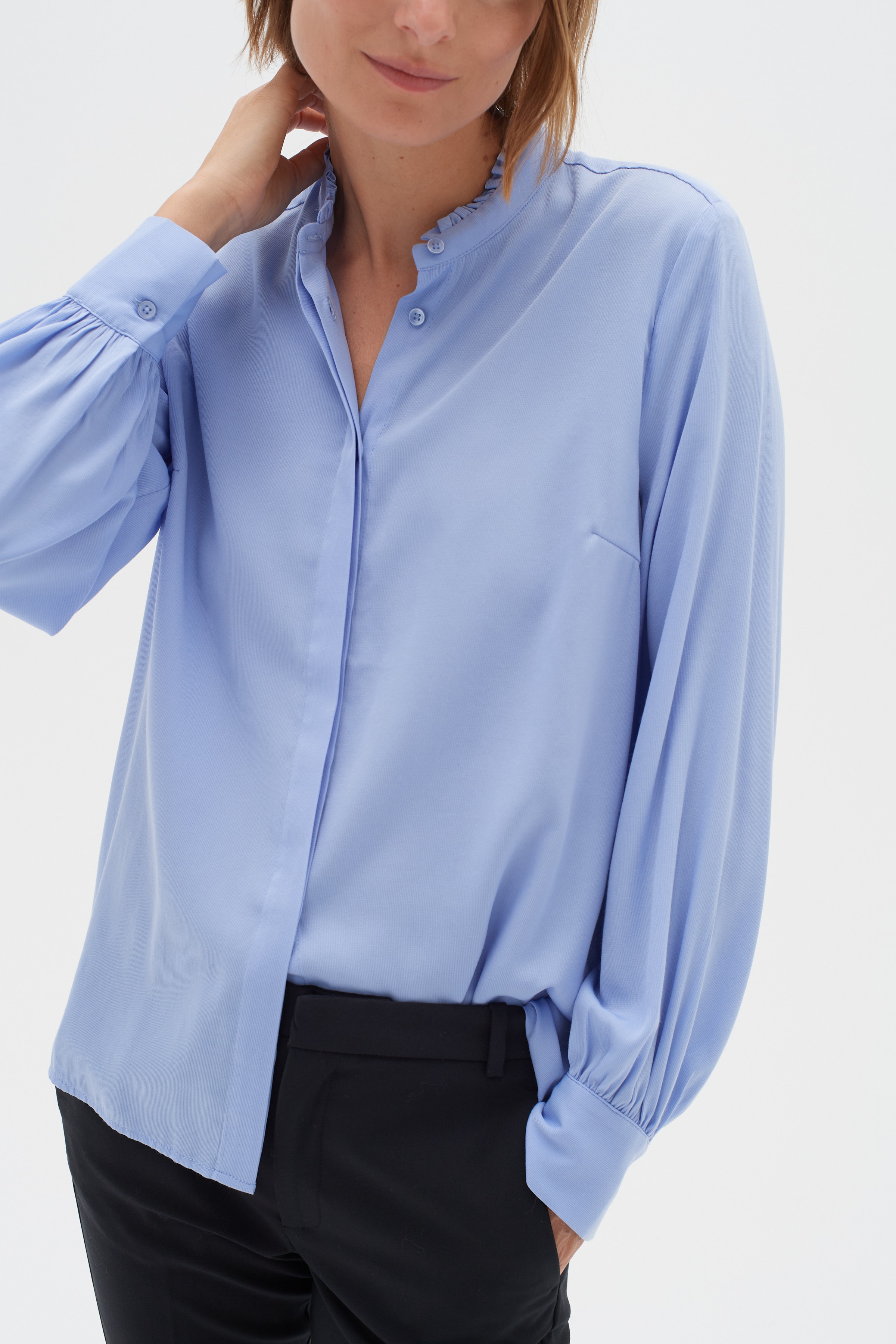 NixieIW Skjorte LOOKBOOK FRONT 30108677-164030