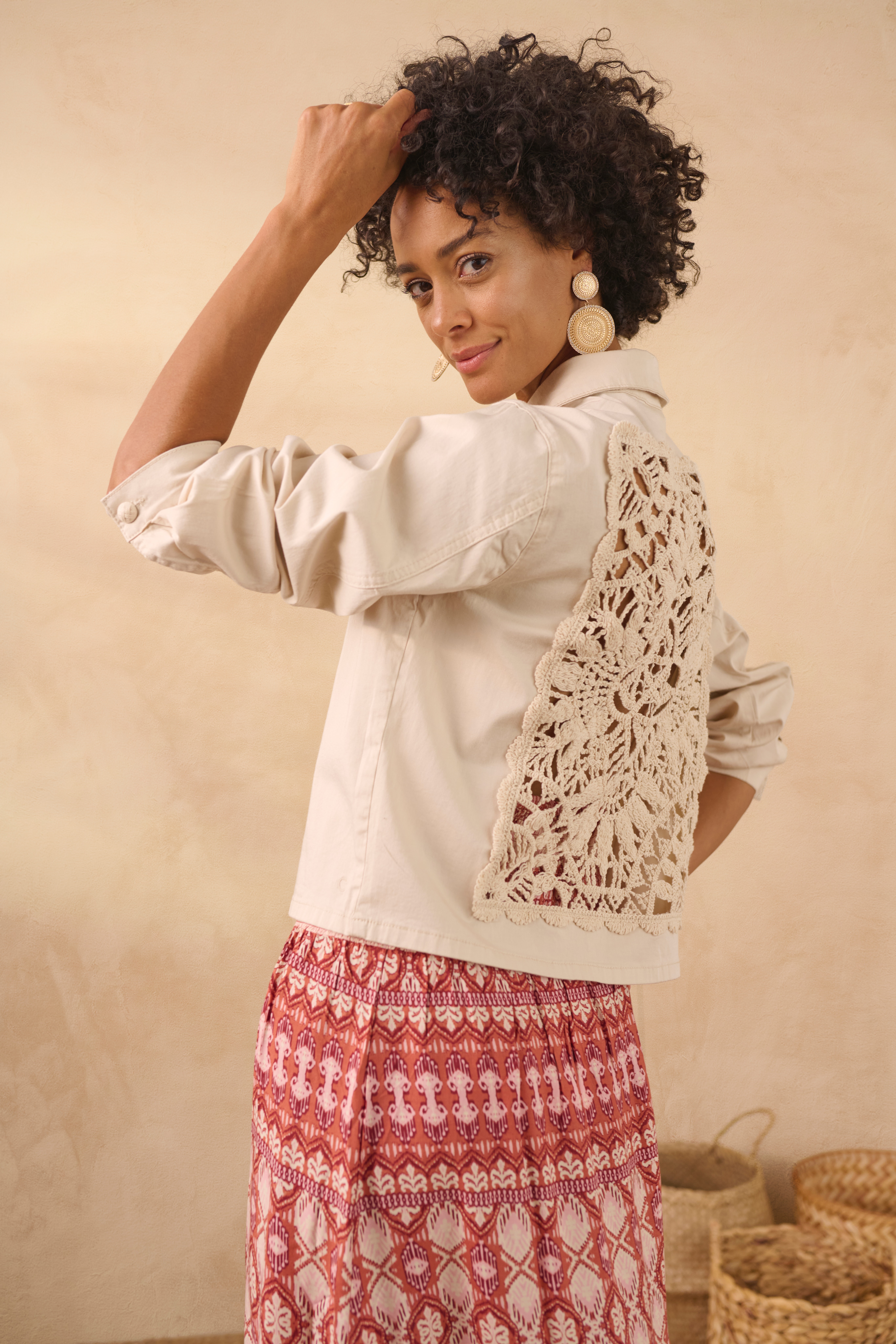 CRLorraine Jakke med hæklet detaljer LOCATION NONE 10613667-130003