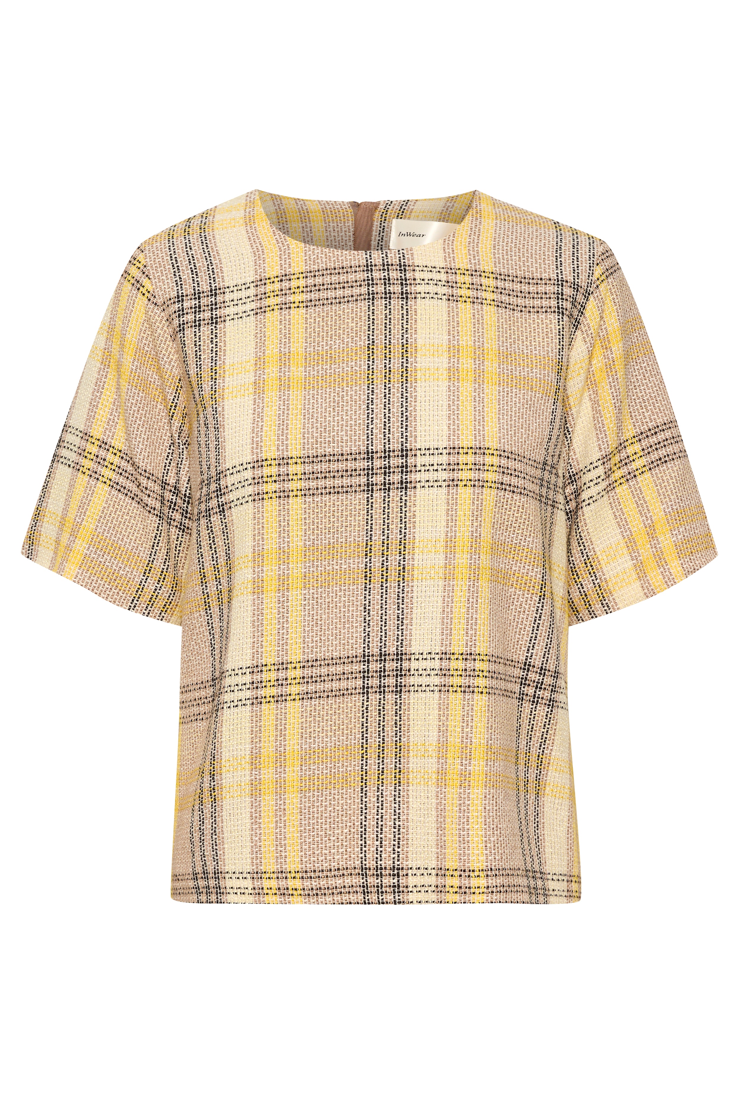 PerleIW Kurzarm-Bluse PACK FRONT 30107132-300371