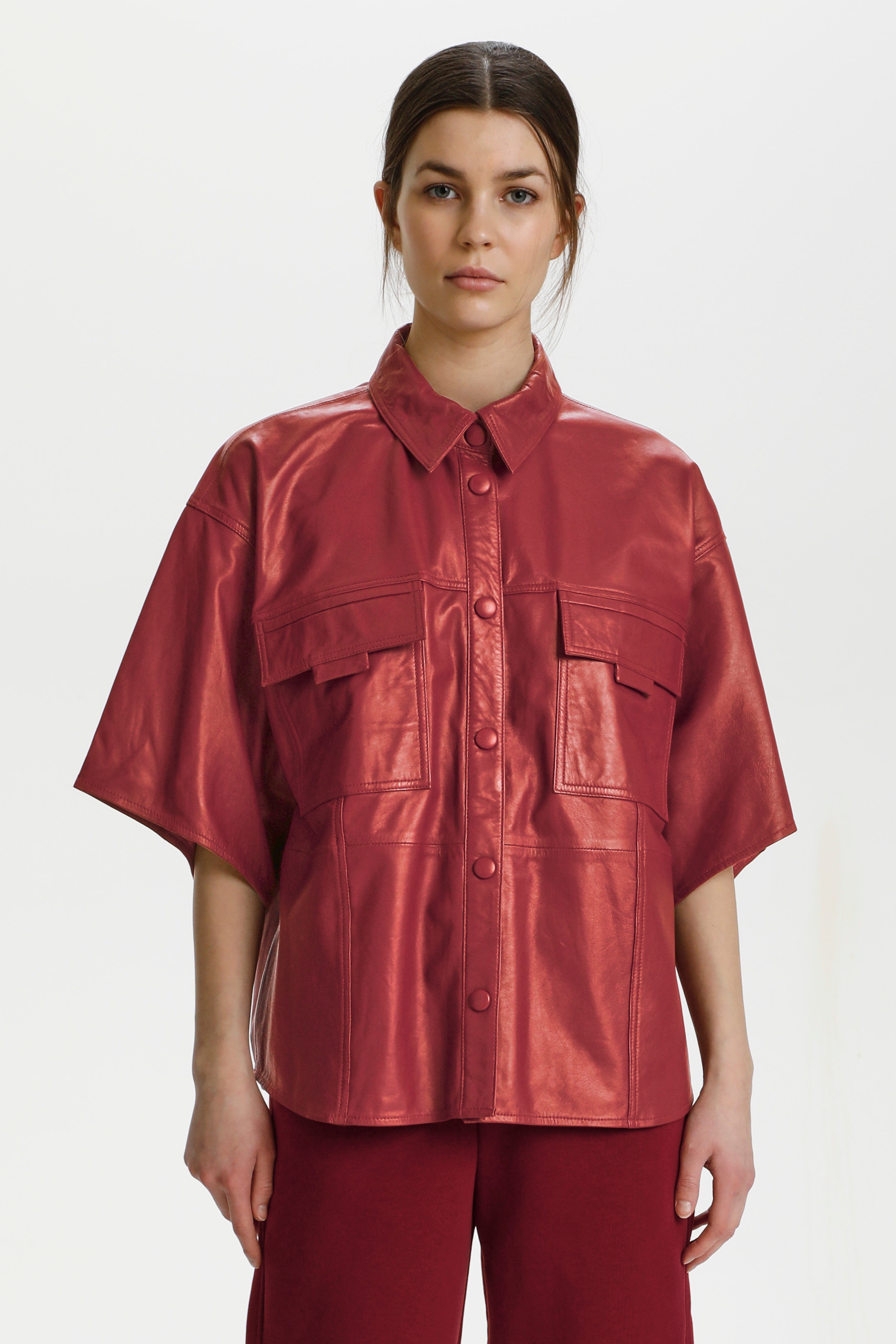 LiljaGZ SS Skinn skjorte LOOKBOOK FRONT 10905350-101426