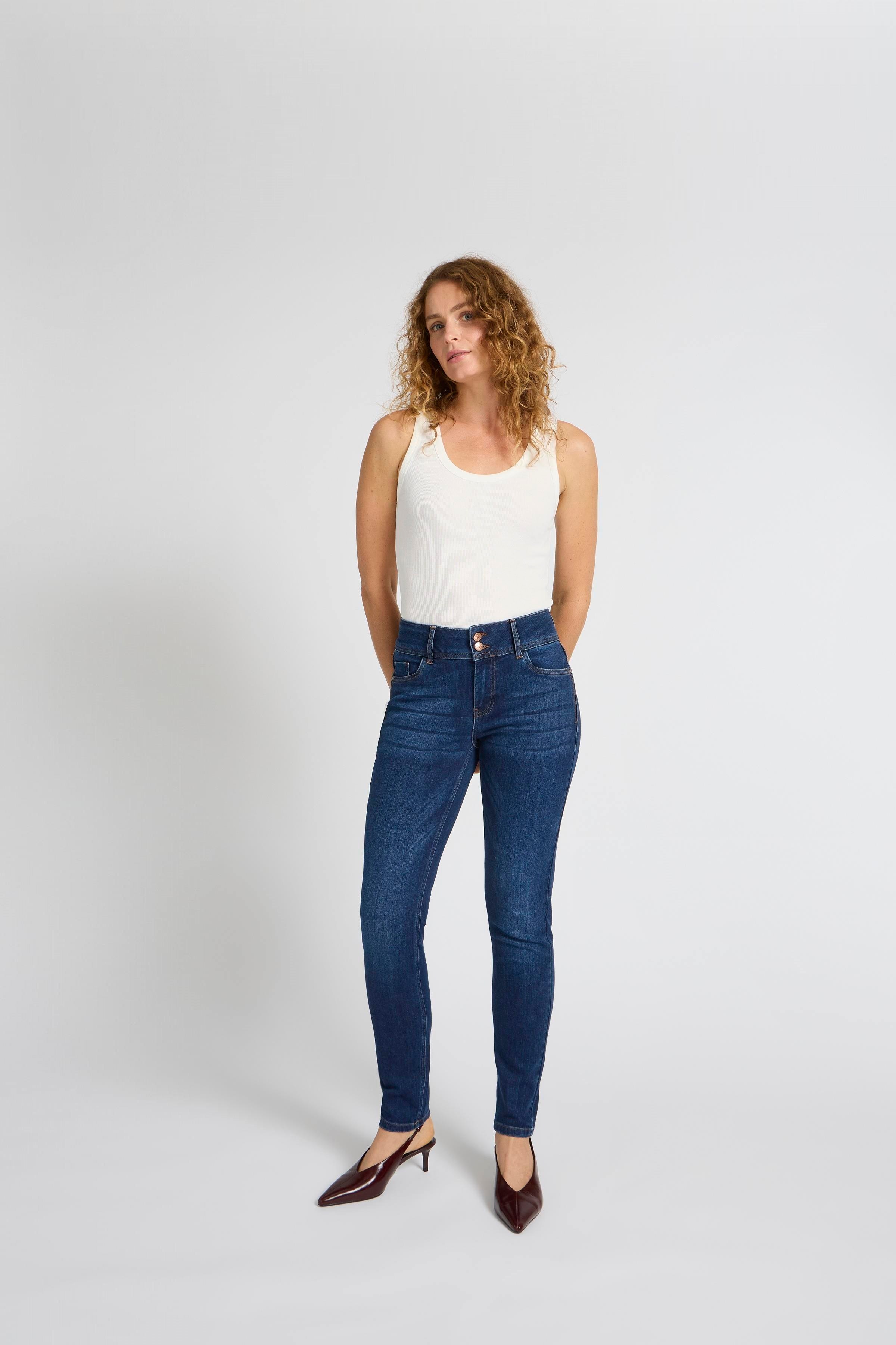 PZSUZY HW Curved Jeans Skinny Leg LOCATION NONE 50205549-200002