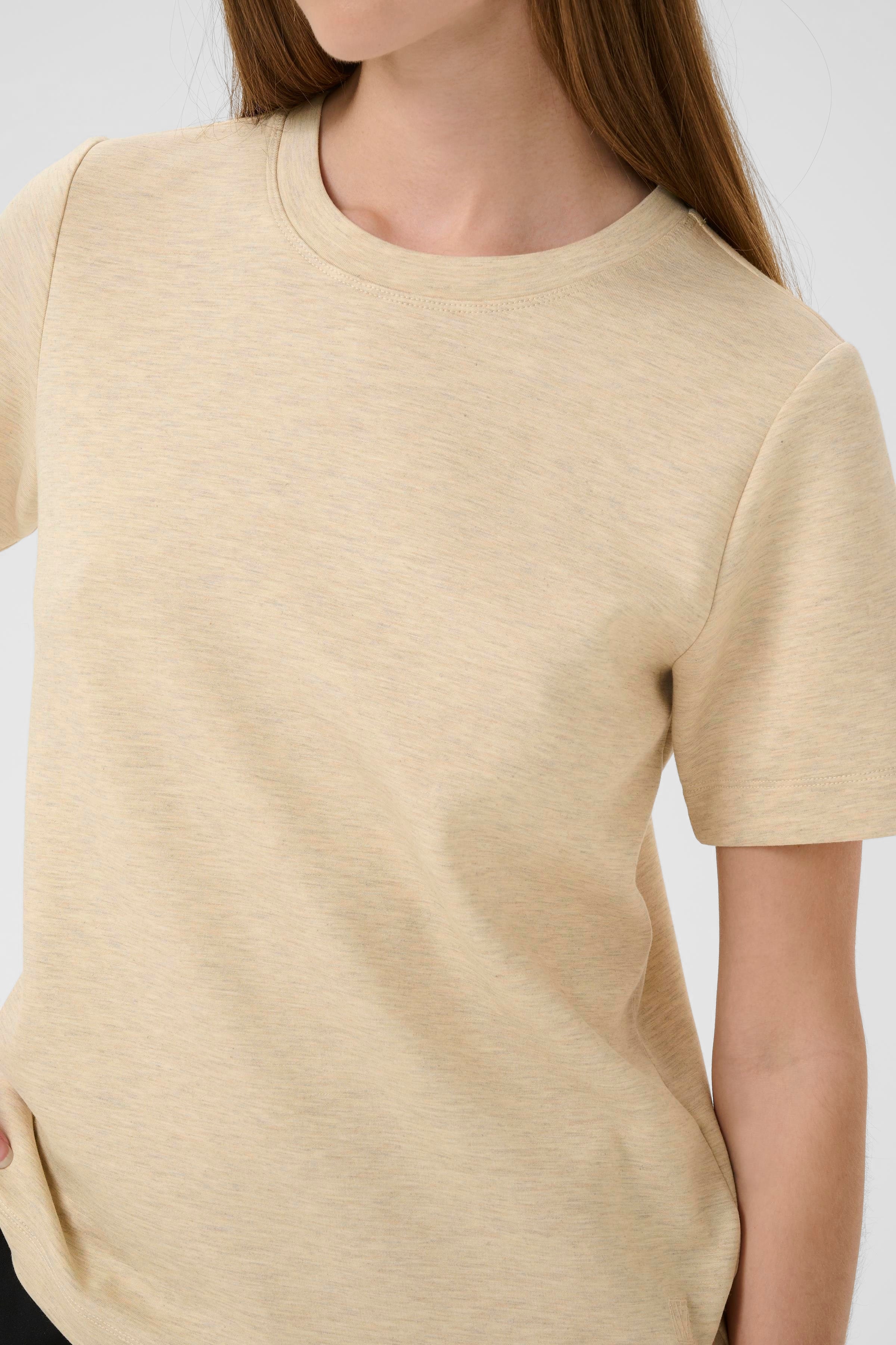 VincentIW Melange Karmen T-shirt LOOKBOOK FRONT 30107053-1304031