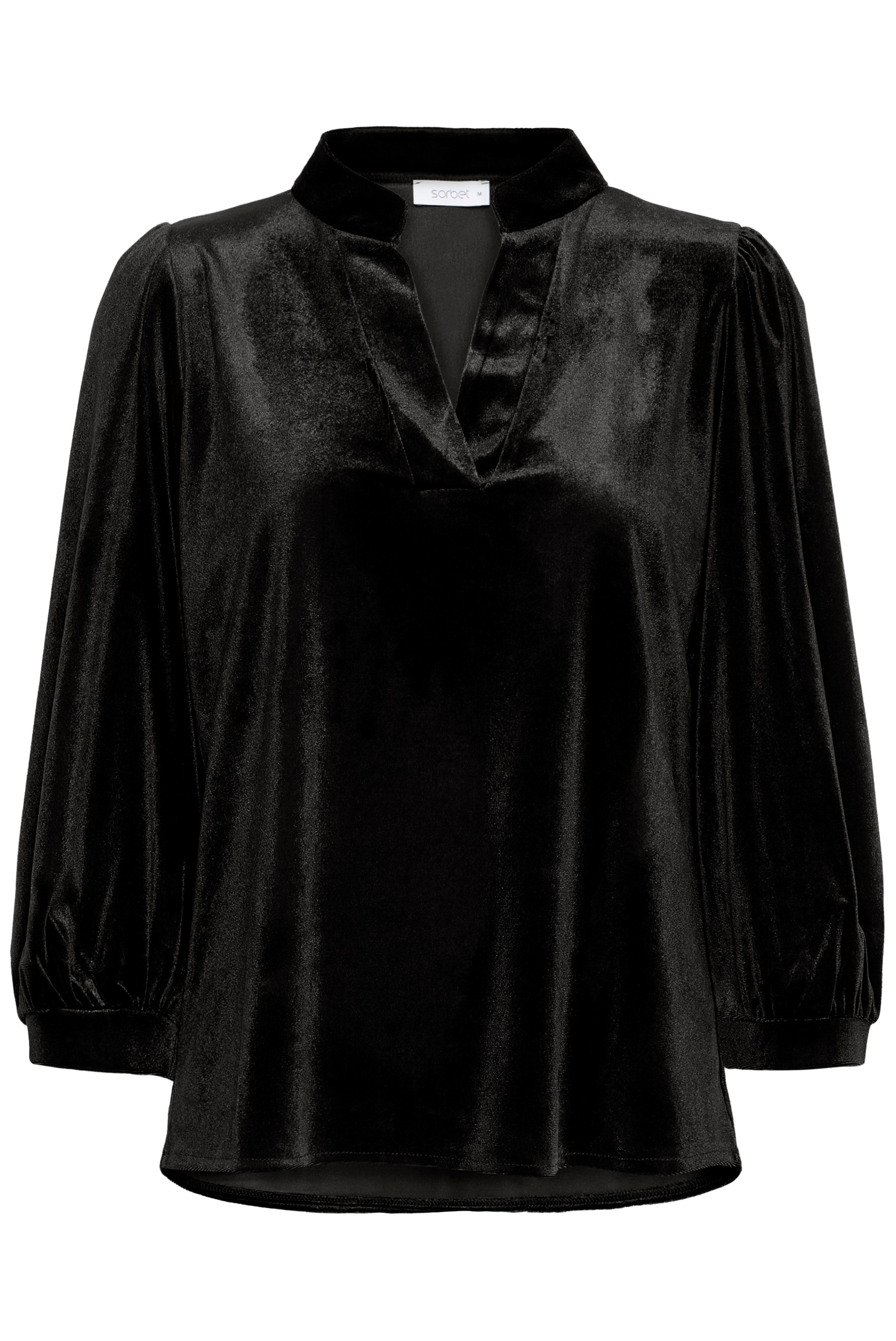 SBVELVETTA Bluse PACK FRONT 22100855-191535