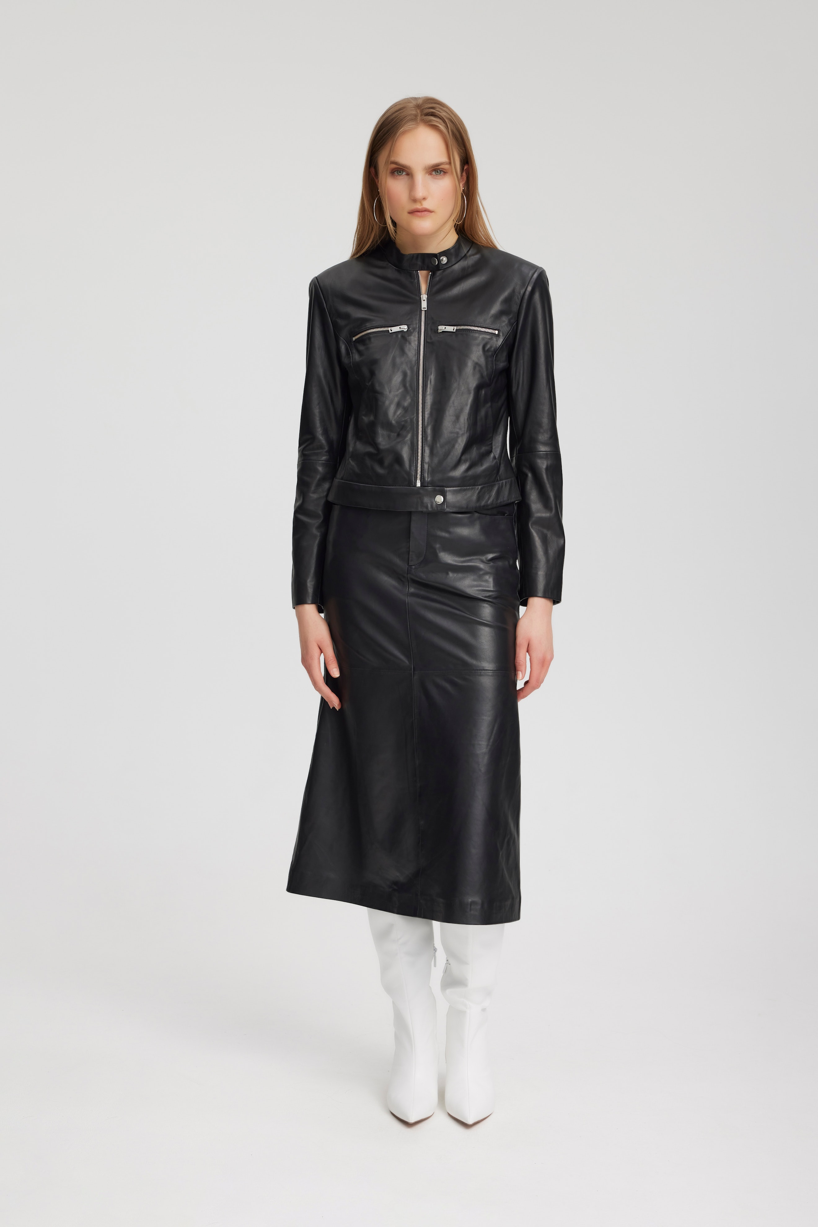 OliviGZ Læderjakke LOOKBOOK FRONT 10908764-100017