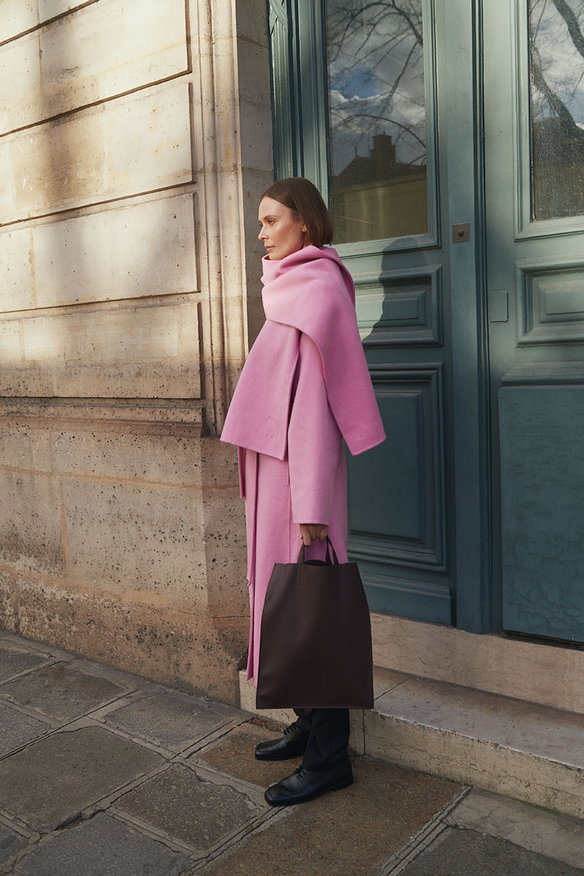 【関税&送料込】ALISHEVA Coats Pink Amazon.com: Women Winter Long Sleeve Wool Coat Hot Pink