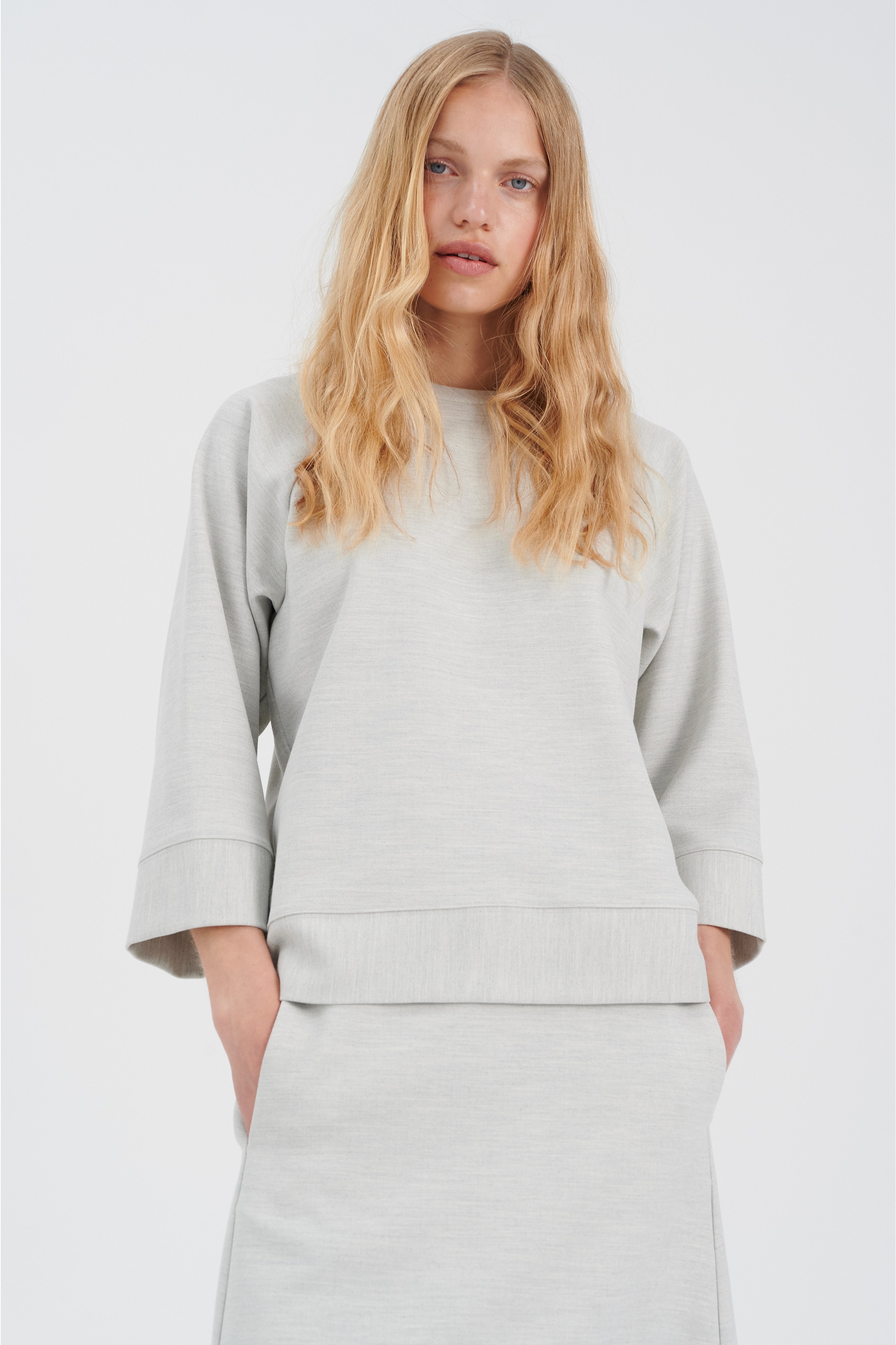 HaloIW Langarm-Bluse LOOKBOOK FRONT 30106930-300285