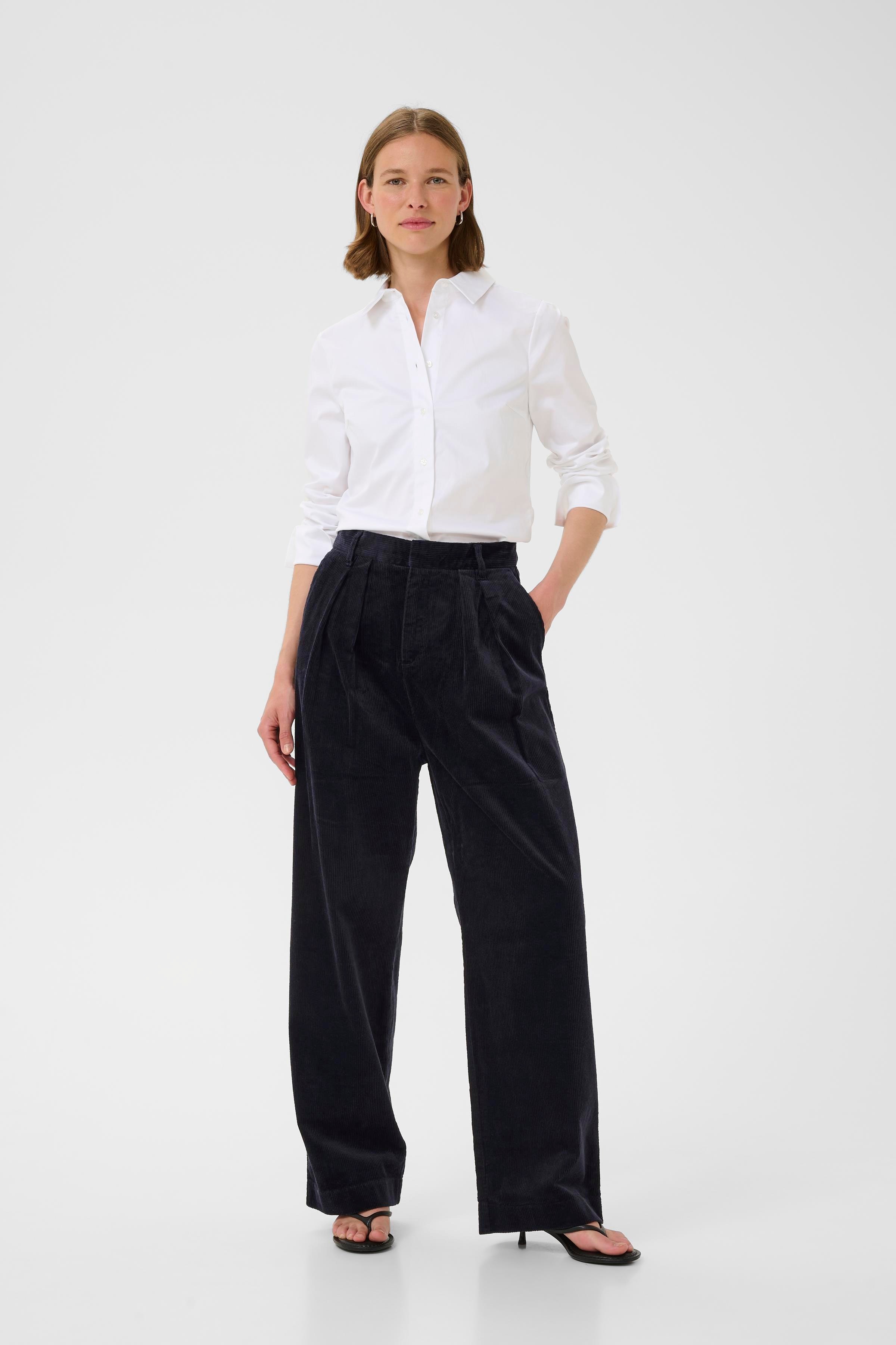 ToriIW Wide Byxor LOOKBOOK FRONT 30109783-300005