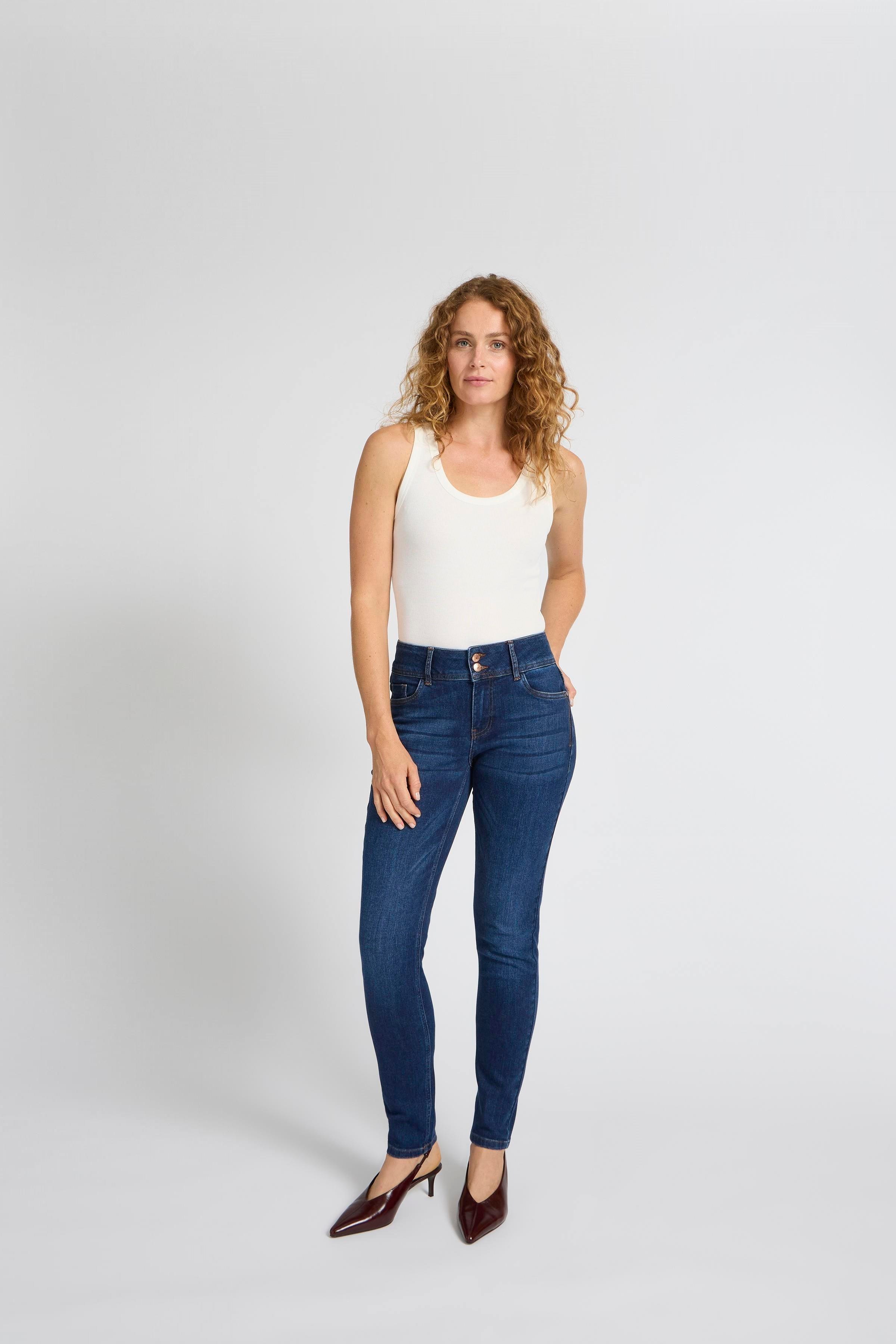 PZSUZY HW Curved Jeans Skinny Leg LOCATION NONE 50205549-200002