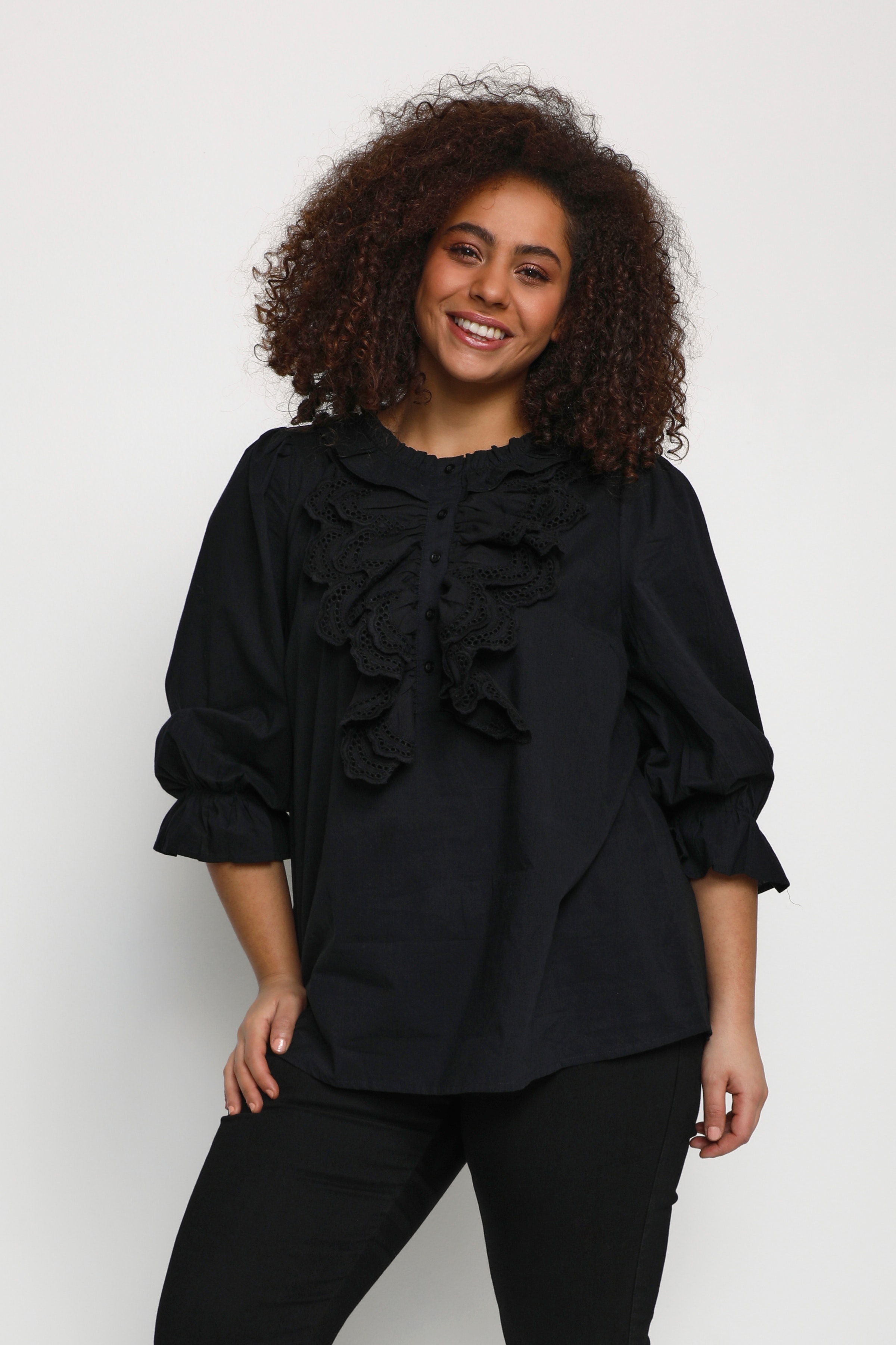 KCangli Blouse with long sleeve LOOKBOOK FRONT 10581017-100121