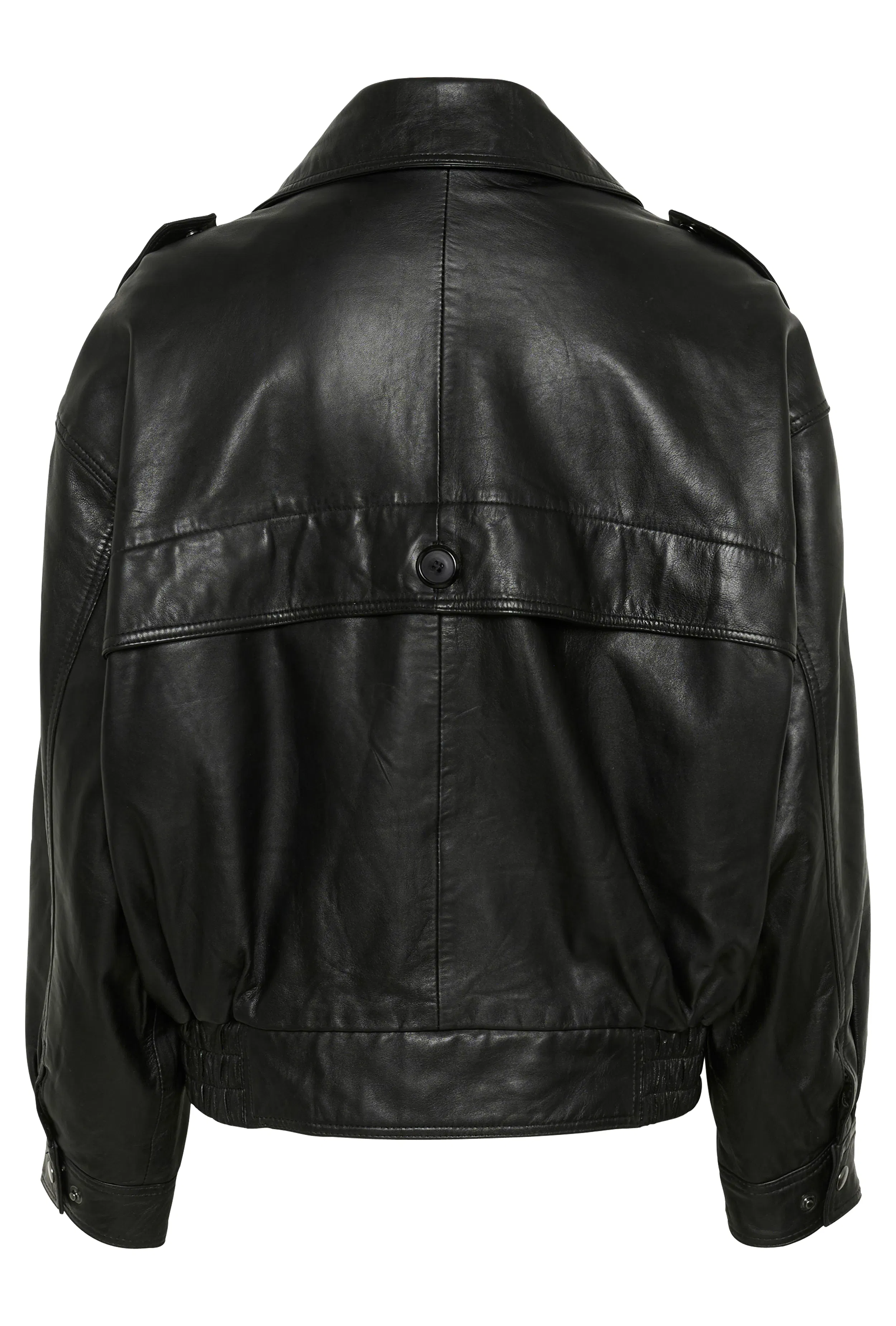 JackieMW Leren jas PACK FRONT 10705104-100031