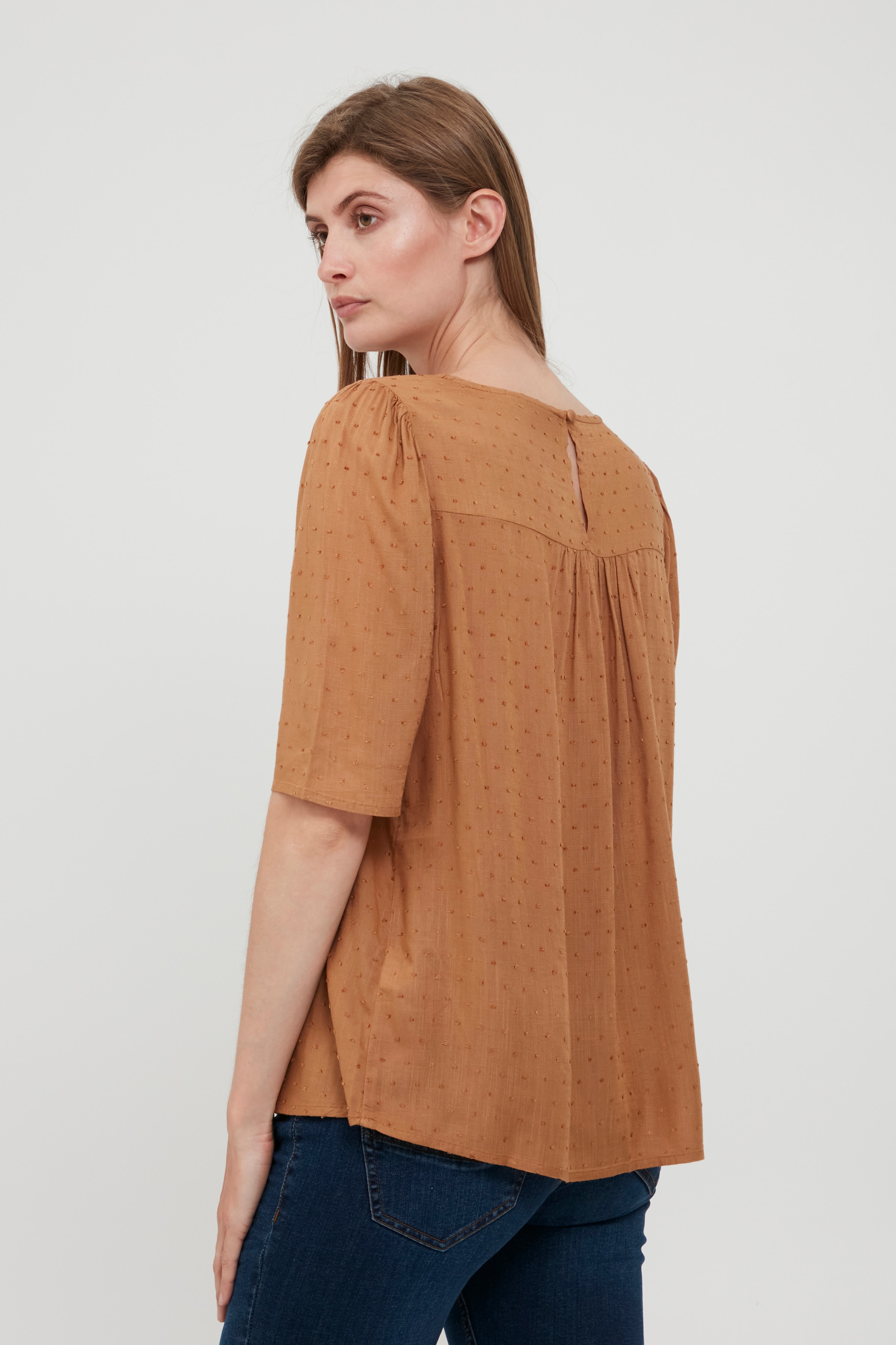 Kortærmet bluse LOOKBOOK FRONT 20609829-171327