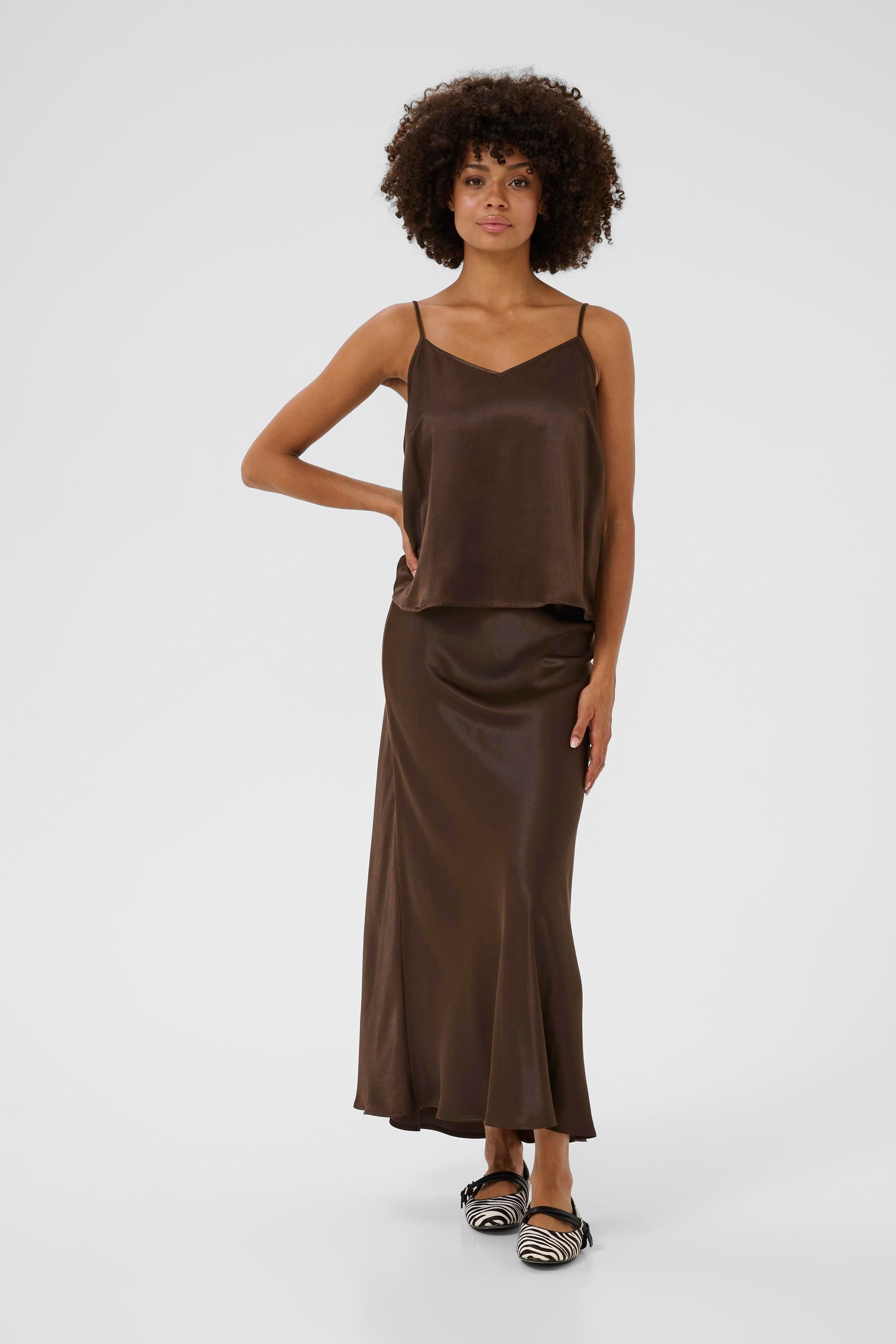 CUmollie Satinbluse LOOKBOOK FRONT 50112292-190915